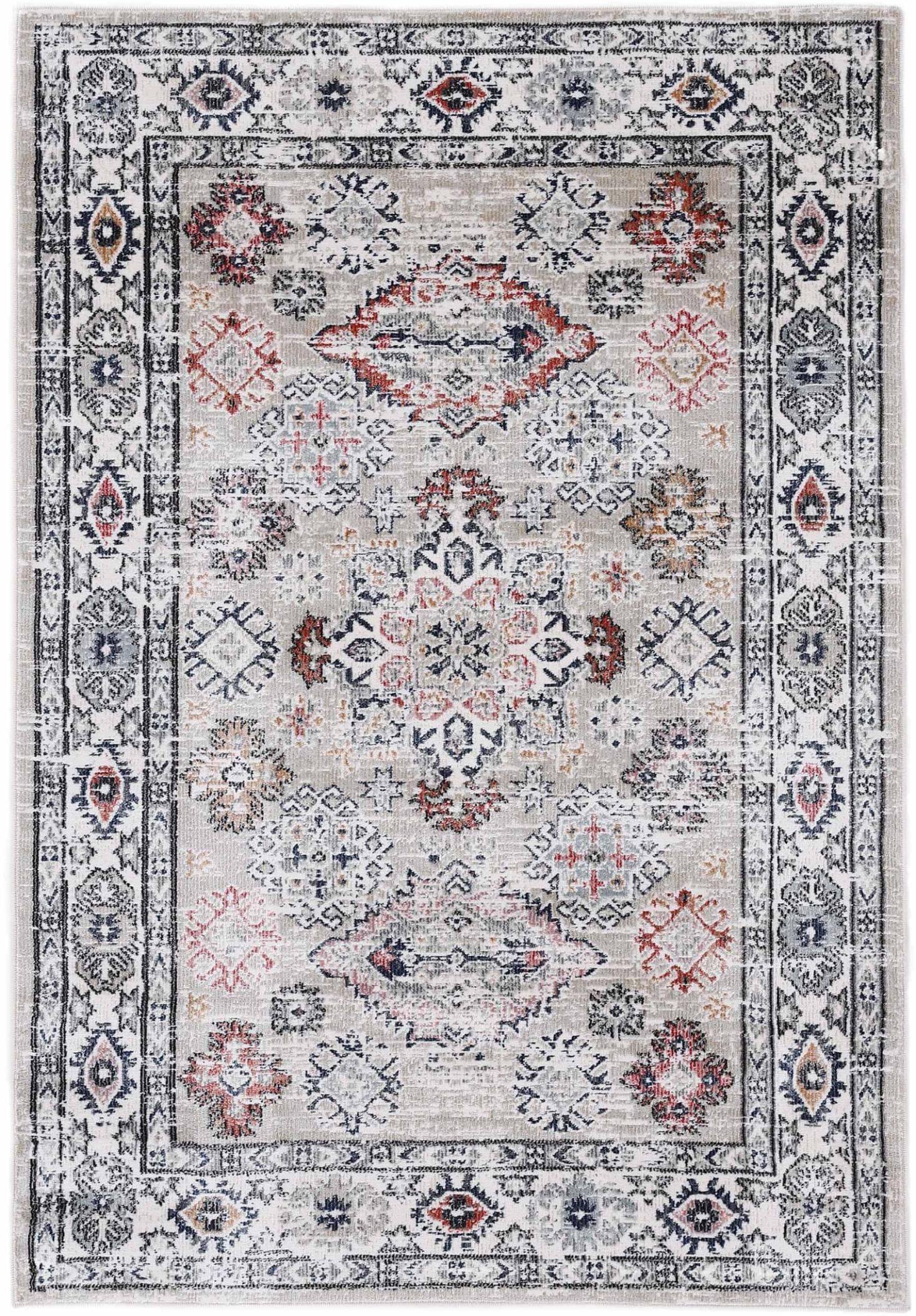CarpetFine Vintage Teppich Liana_2 Beige Orientalisch