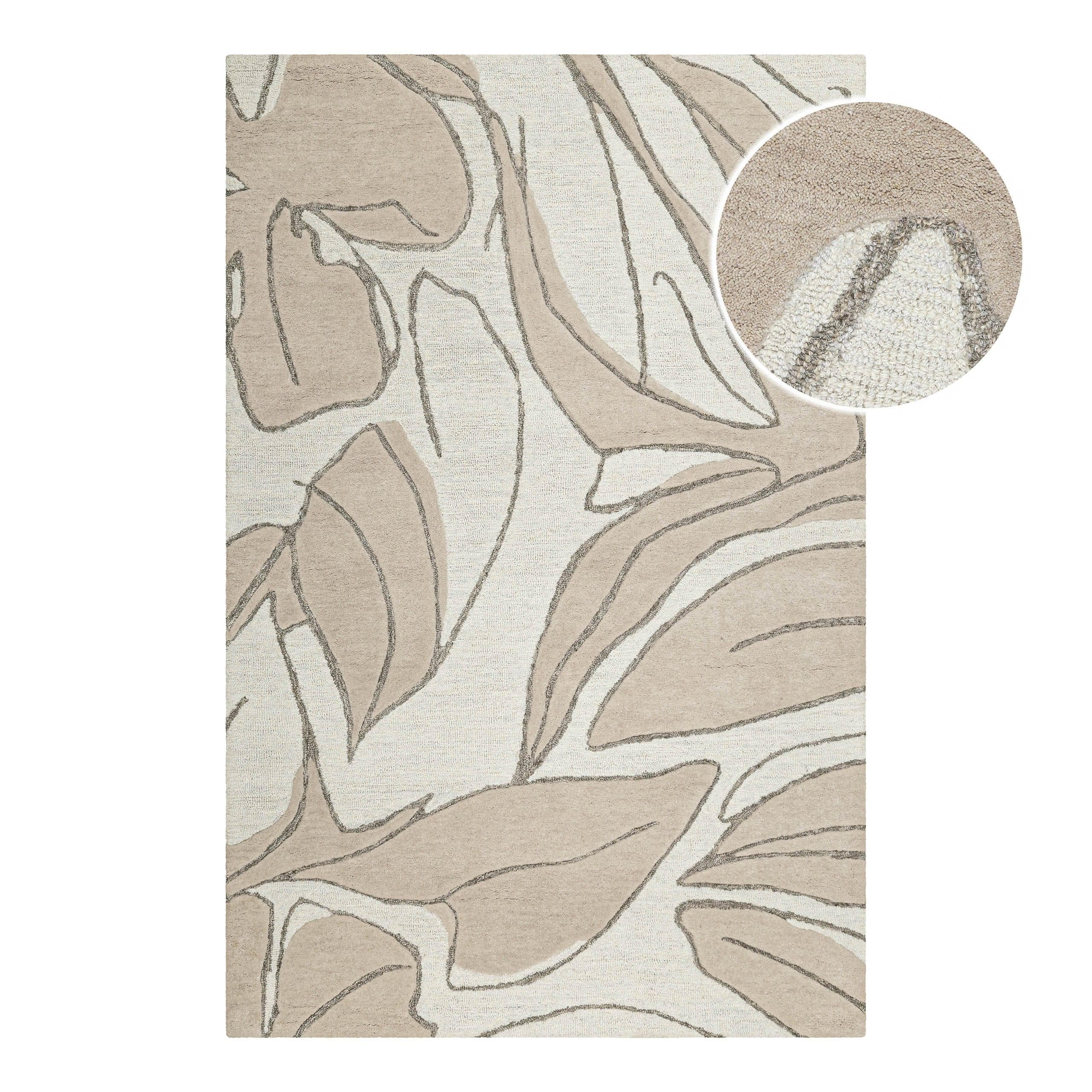 Wecon Home Tunia Teppich Beige Floral