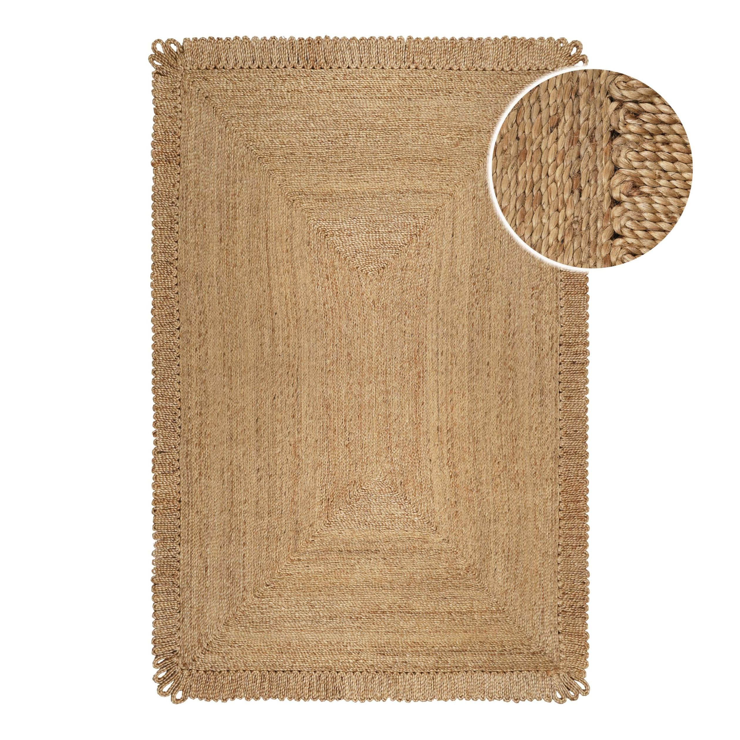Green Looop Teppich June Naturfaser Handgewebt
