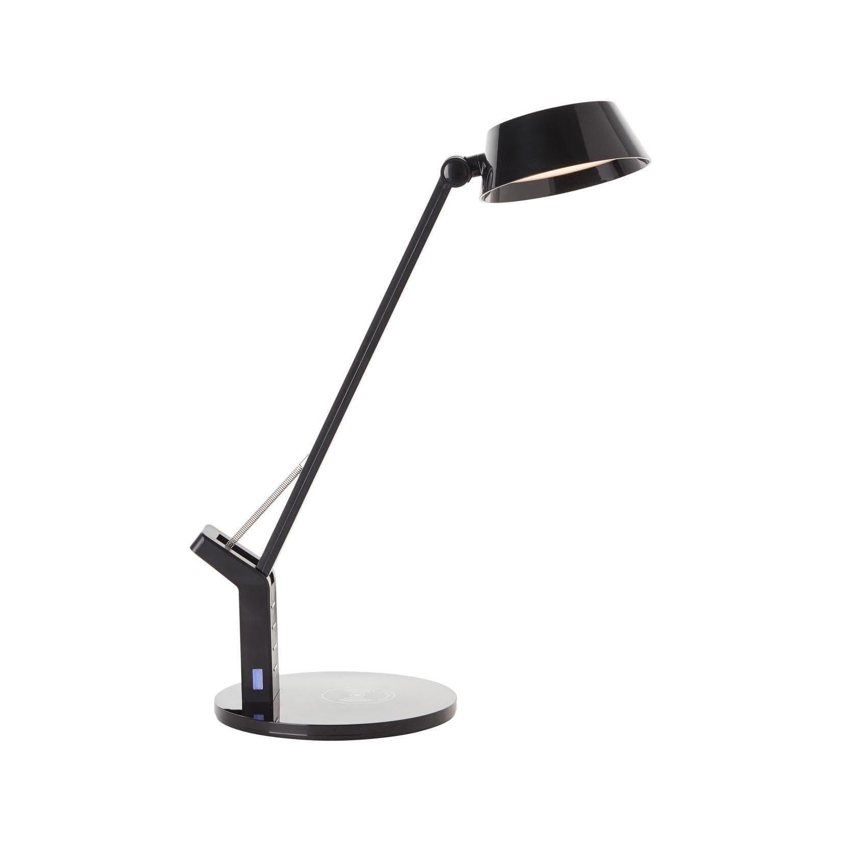 BRILLIANT Tischleuchte Kaila LED mit Induktionsladeschale Schwarz