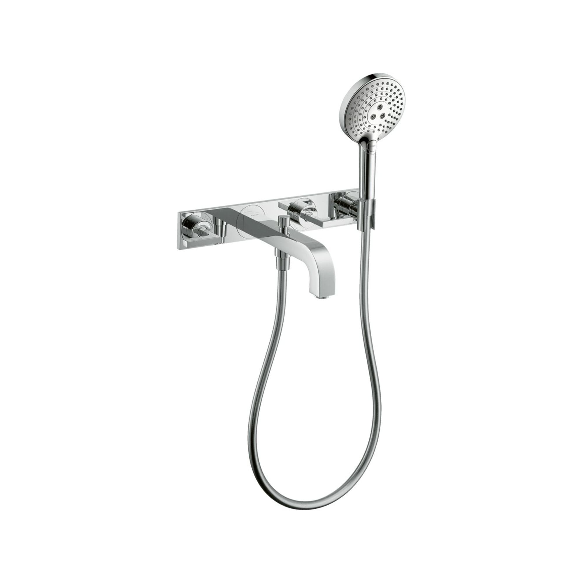 hansgrohe Axor Citterio Fertigmontageset 39442000 Unterputz-3-Loch-Wannenarmatur Chrom