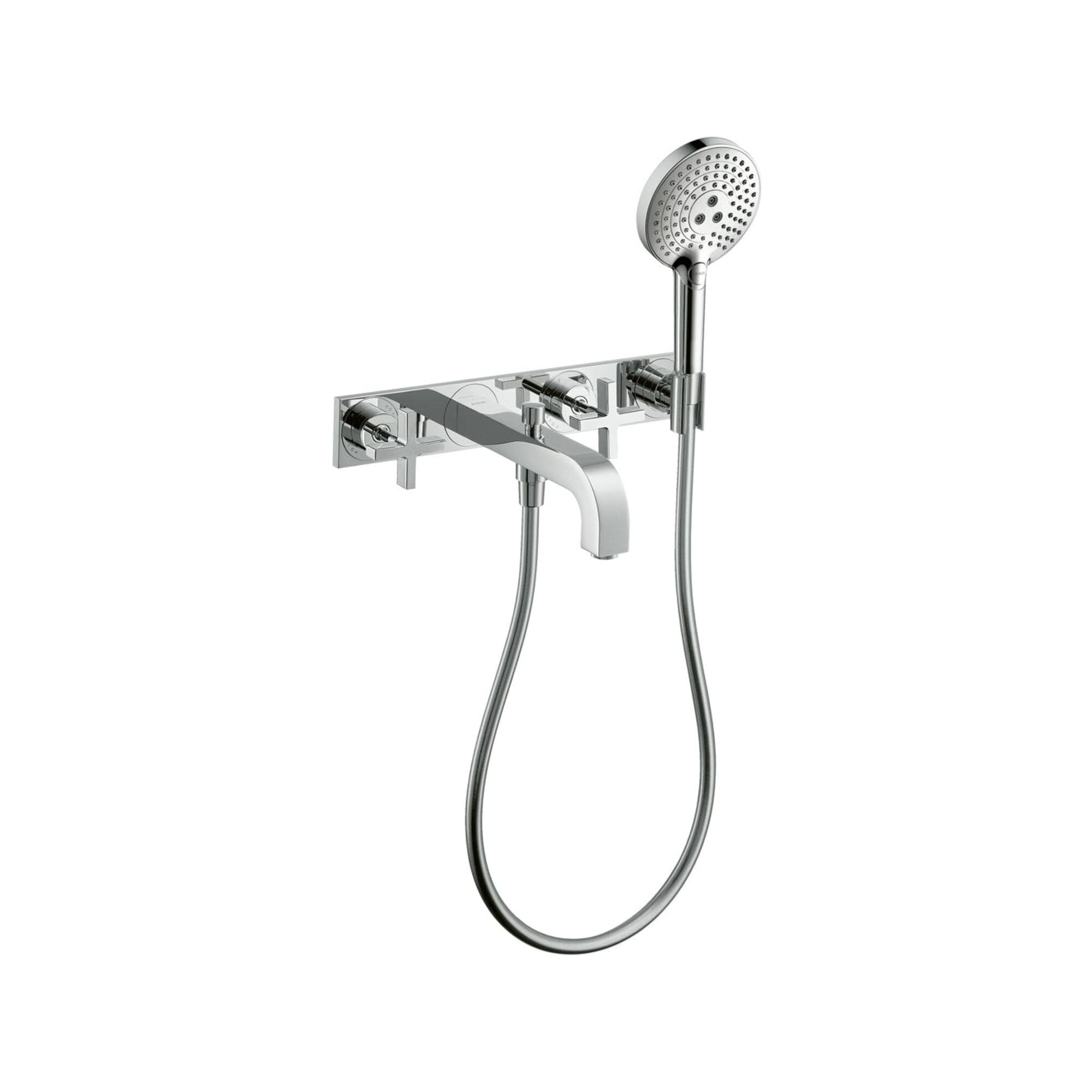 hansgrohe Axor Citterio Fertigmontageset 39441000 Unterputz-3-Loch-Wannenarmatur Chrom