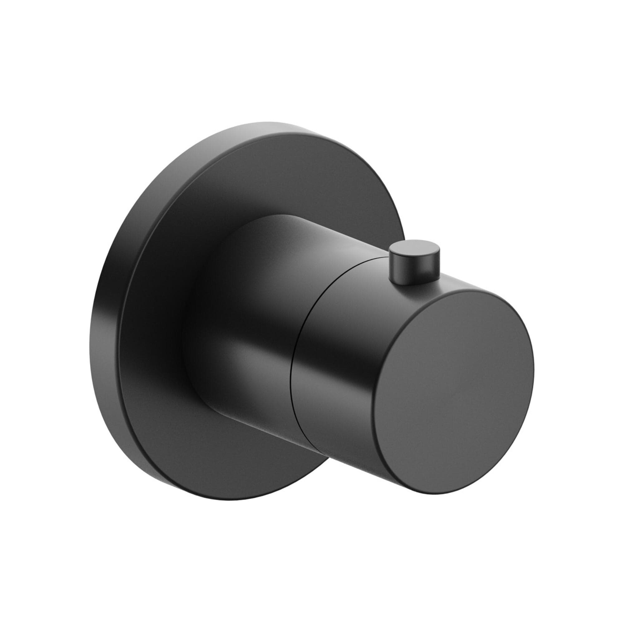 Keuco Ixmo Unterputz-Thermostat-Armatur Rund Schwarzchrom