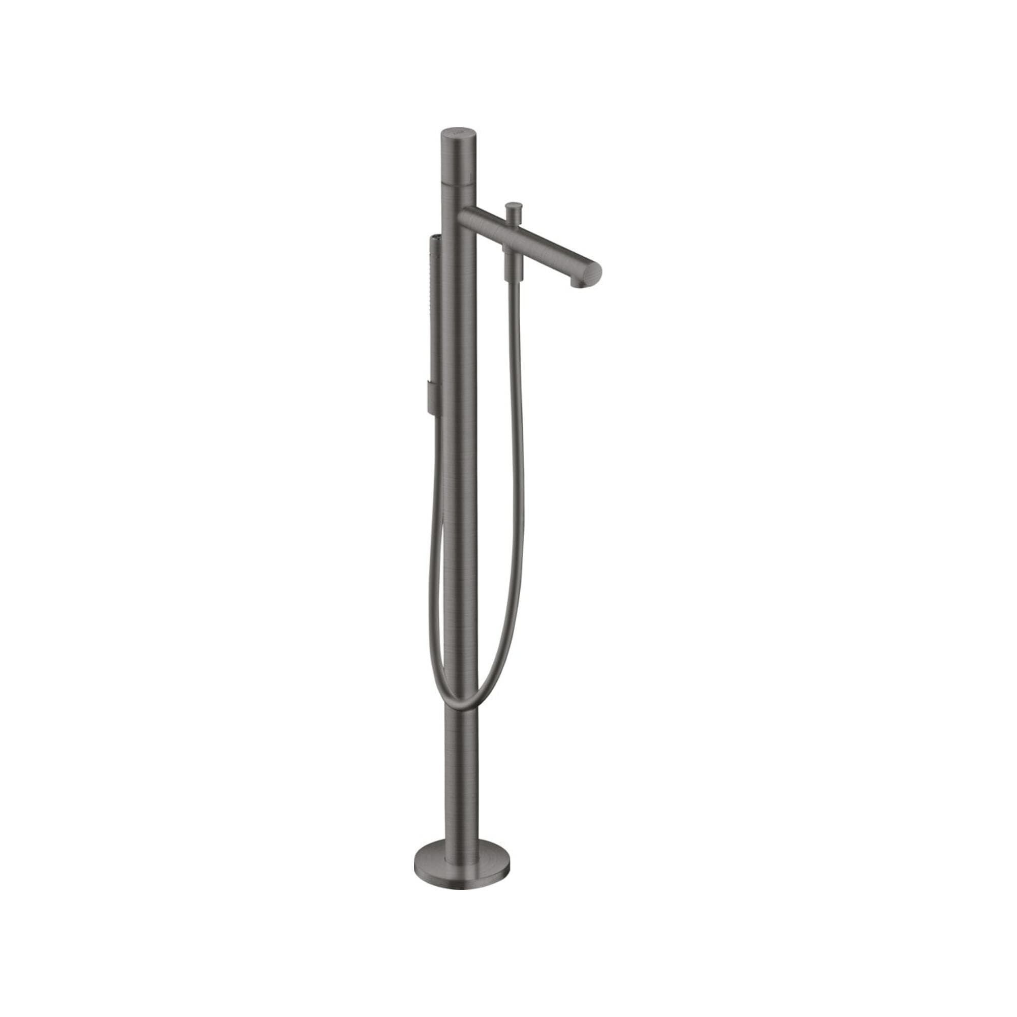 hansgrohe Axor Uno Fertigmontageset 45416340 Wannenarmatur Bodenstehend Zerogriff Brushed Black Chrome