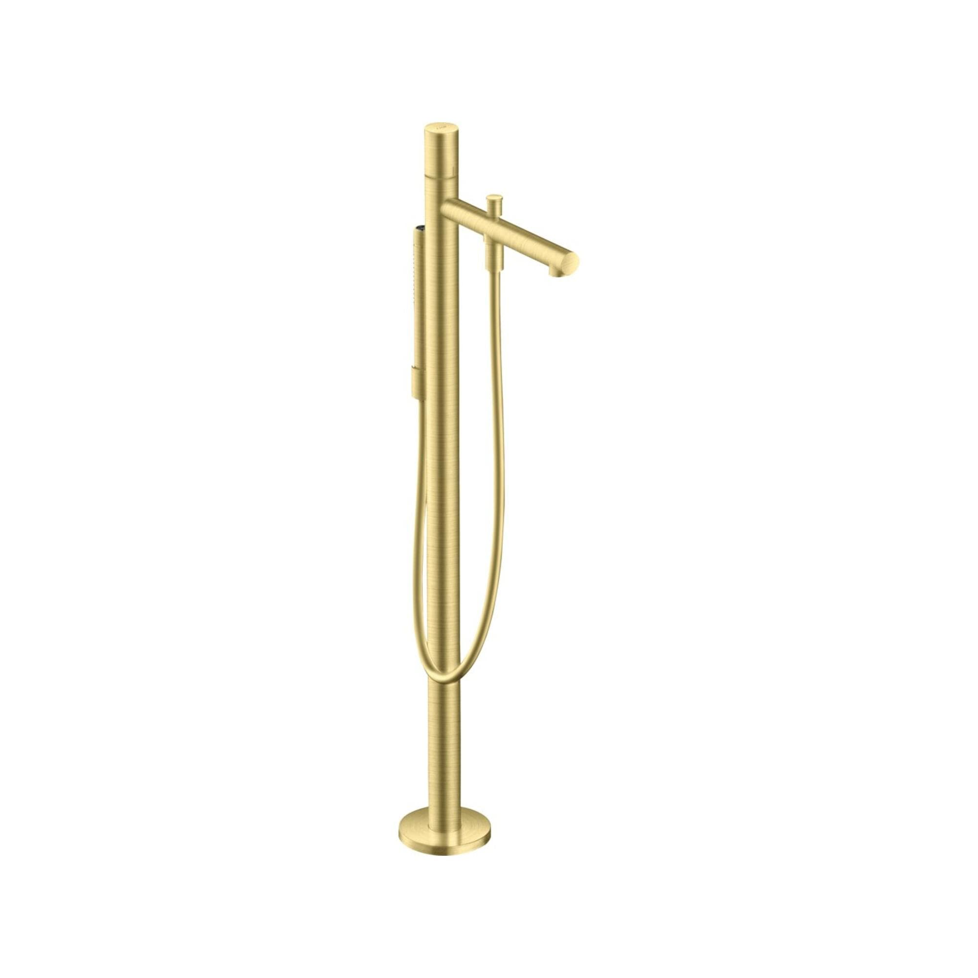 Hansgrohe Axor Uno Fertigmontageset 45416950 Wannenarmatur Bodenstehend Brushed Brass