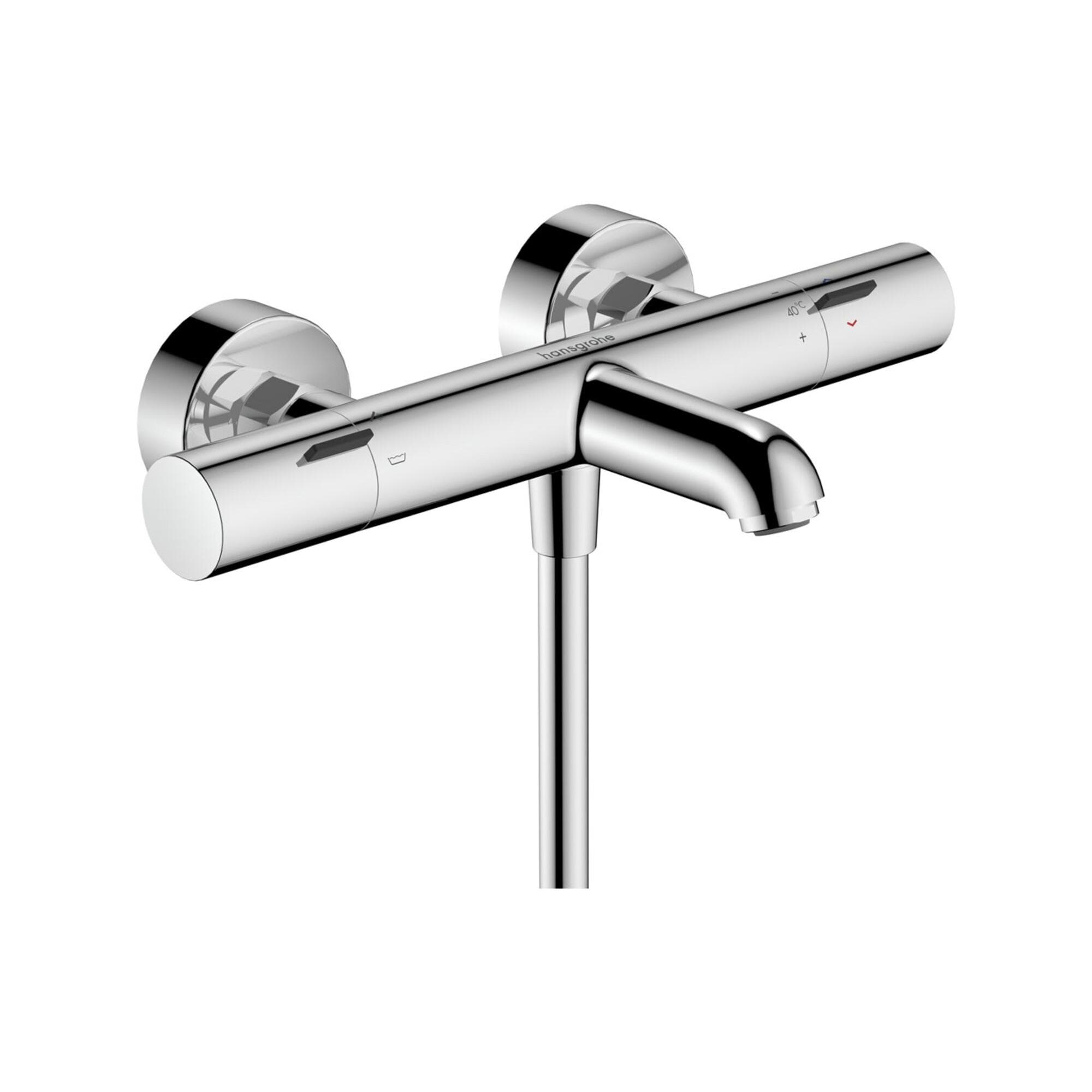 hansgrohe Ecostat Fine Wannenthermostat 13325000 Aufputz DN15 Chrom