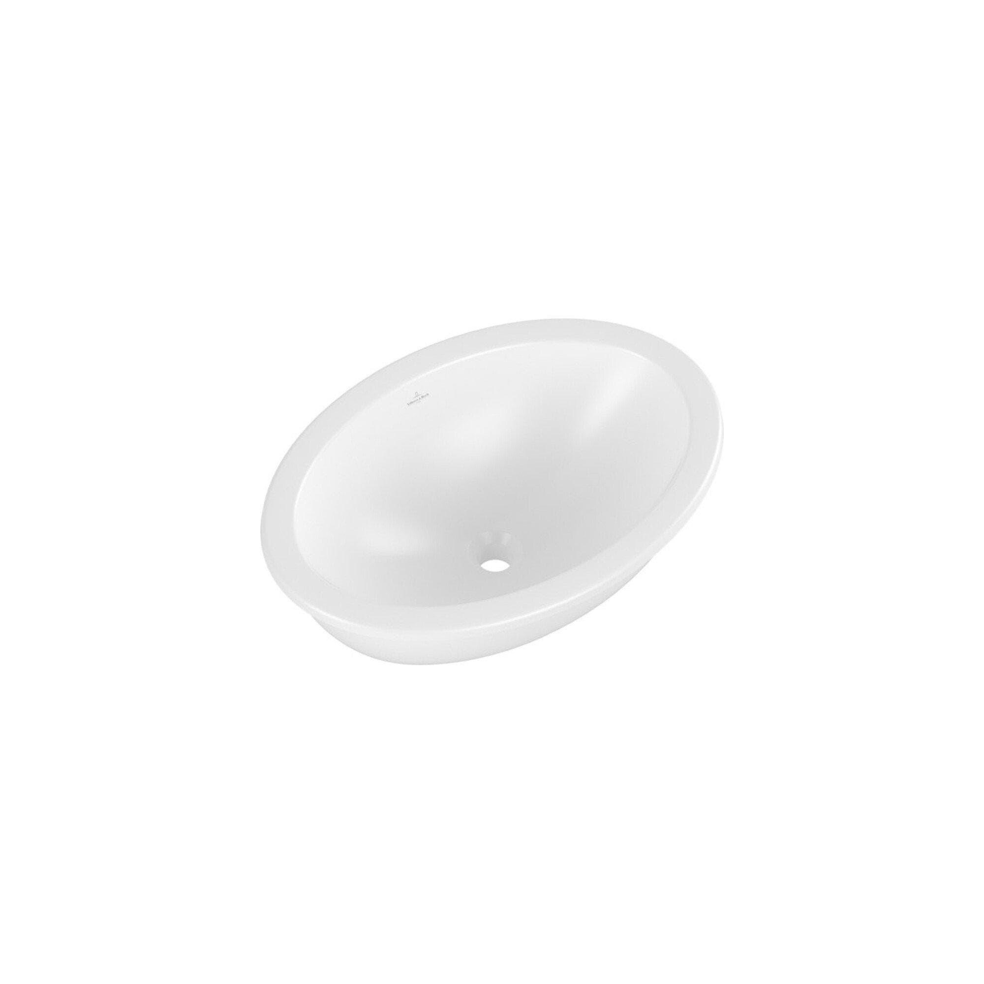 Villeroy und Boch Loop & friends Unterbauwaschbecken 4A5500RW oval TitanCeram