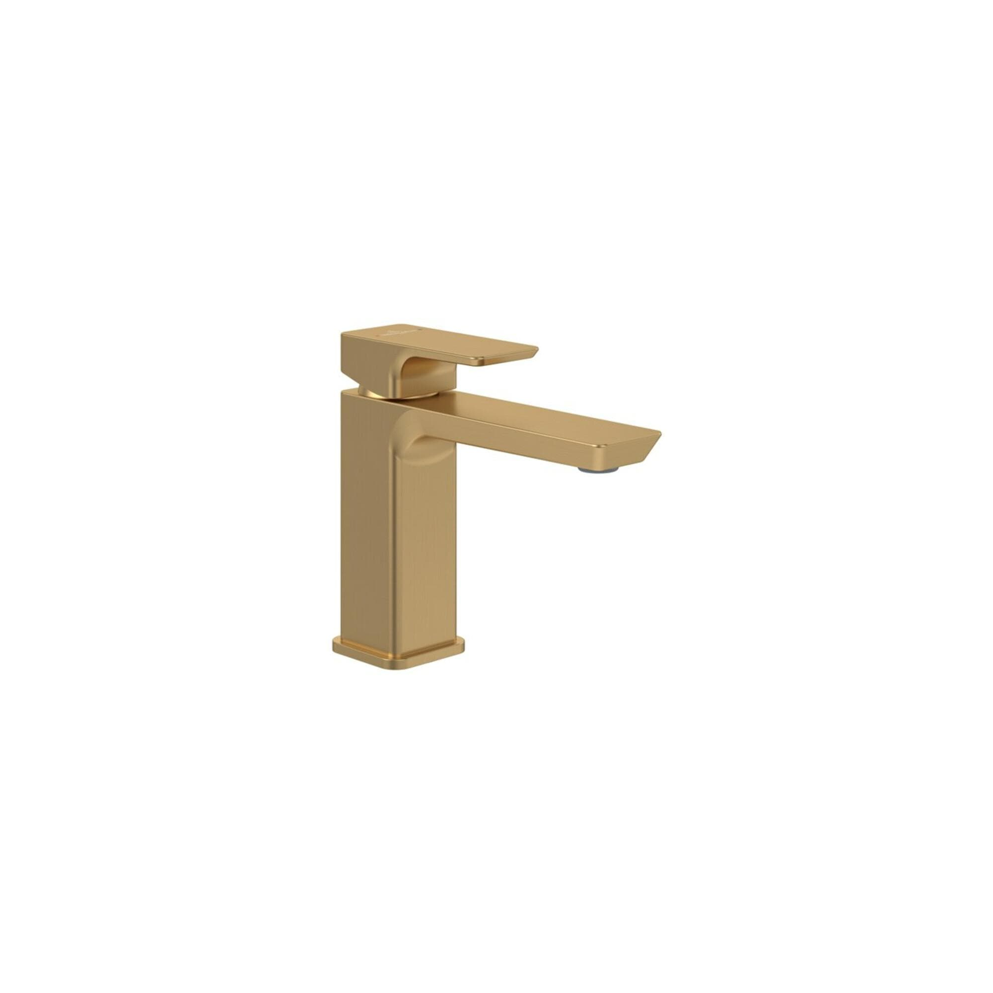 Villeroy und Boch Subway 3.0 Einhebel-Waschtischarmatur Brushed Gold Keramikkartusche