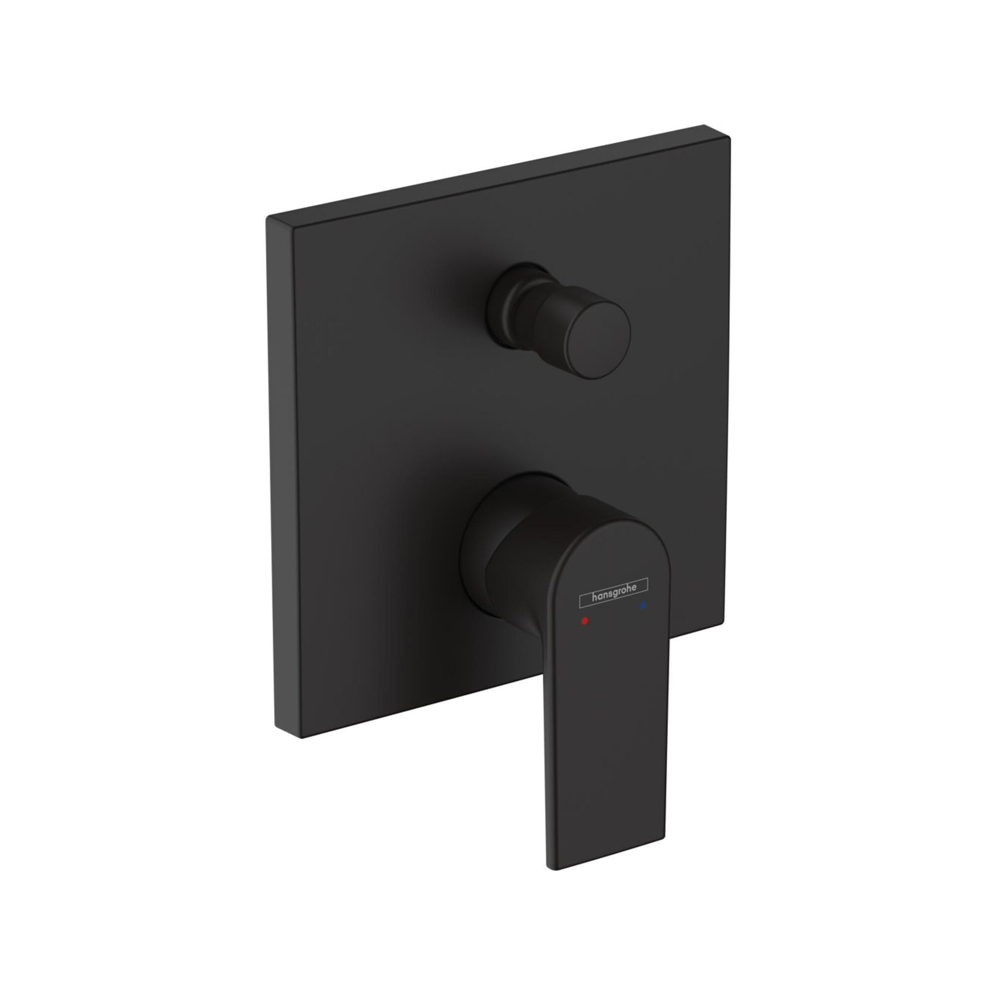 Hansgrohe Vernis Shape Unterputz-Wannenarmatur Mattschwarz