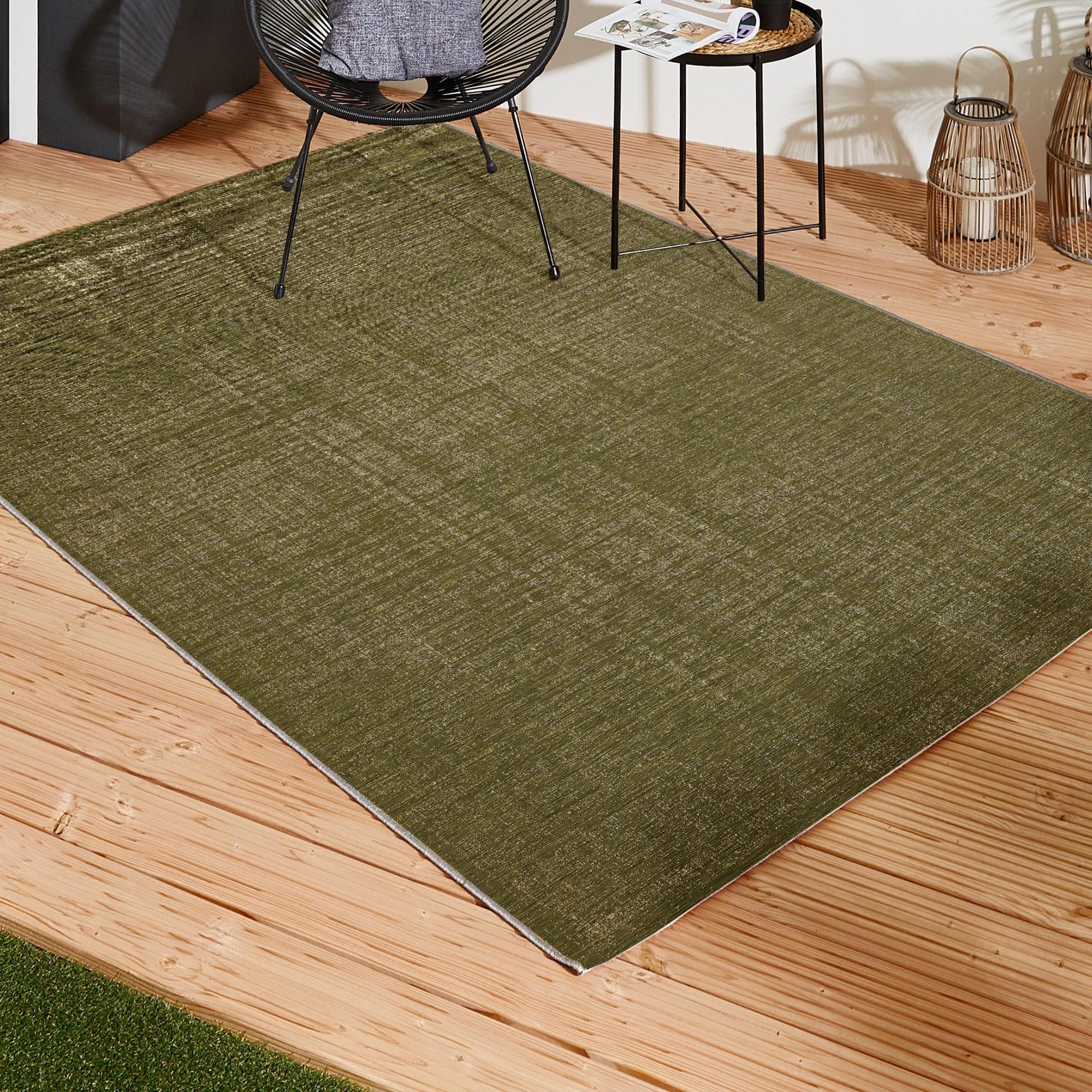 LUXOR LIVING Patio Outdoor-Teppich Grün 123x180 cm