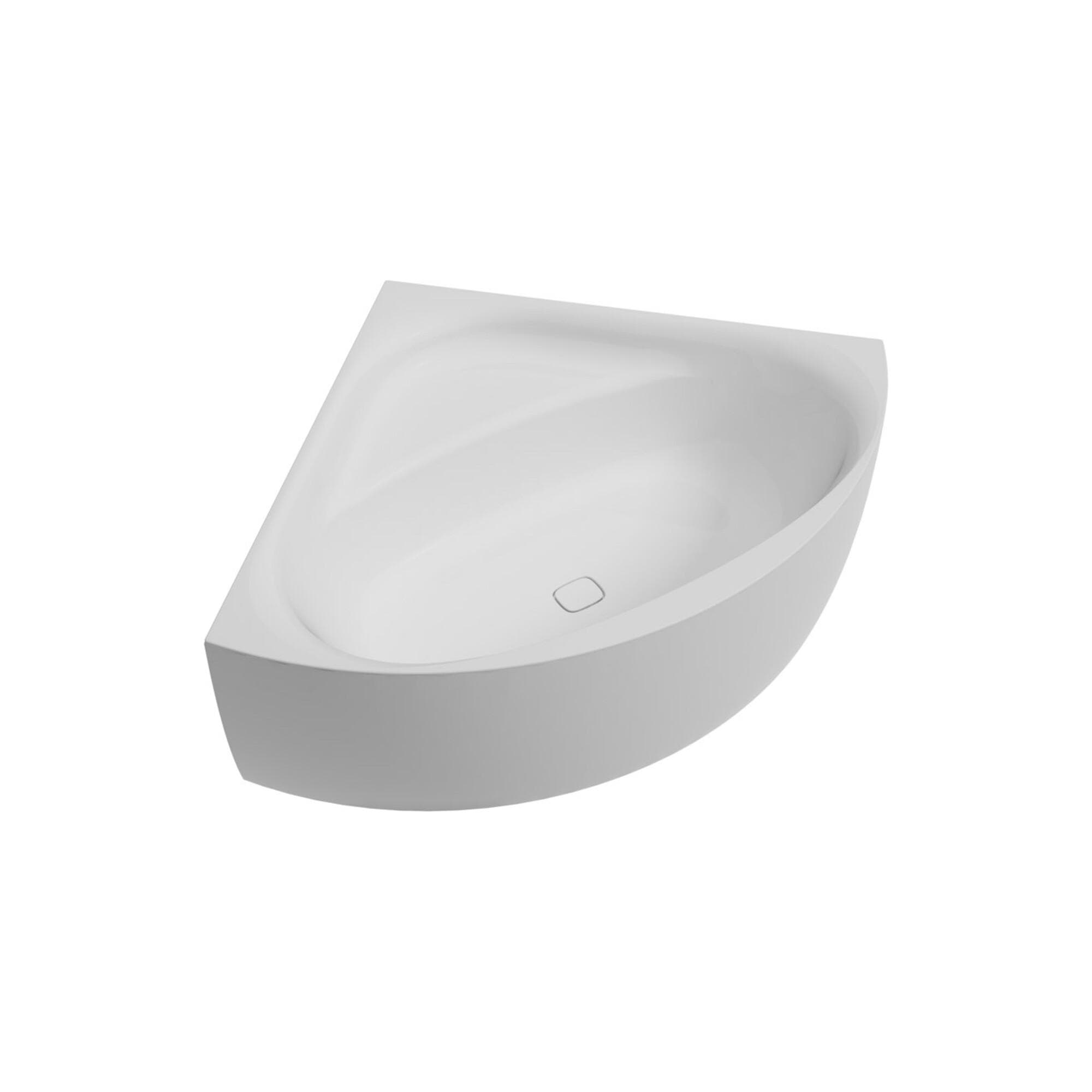 Hoesch iSENSI Eck-Badewanne 150x150cm Weiß