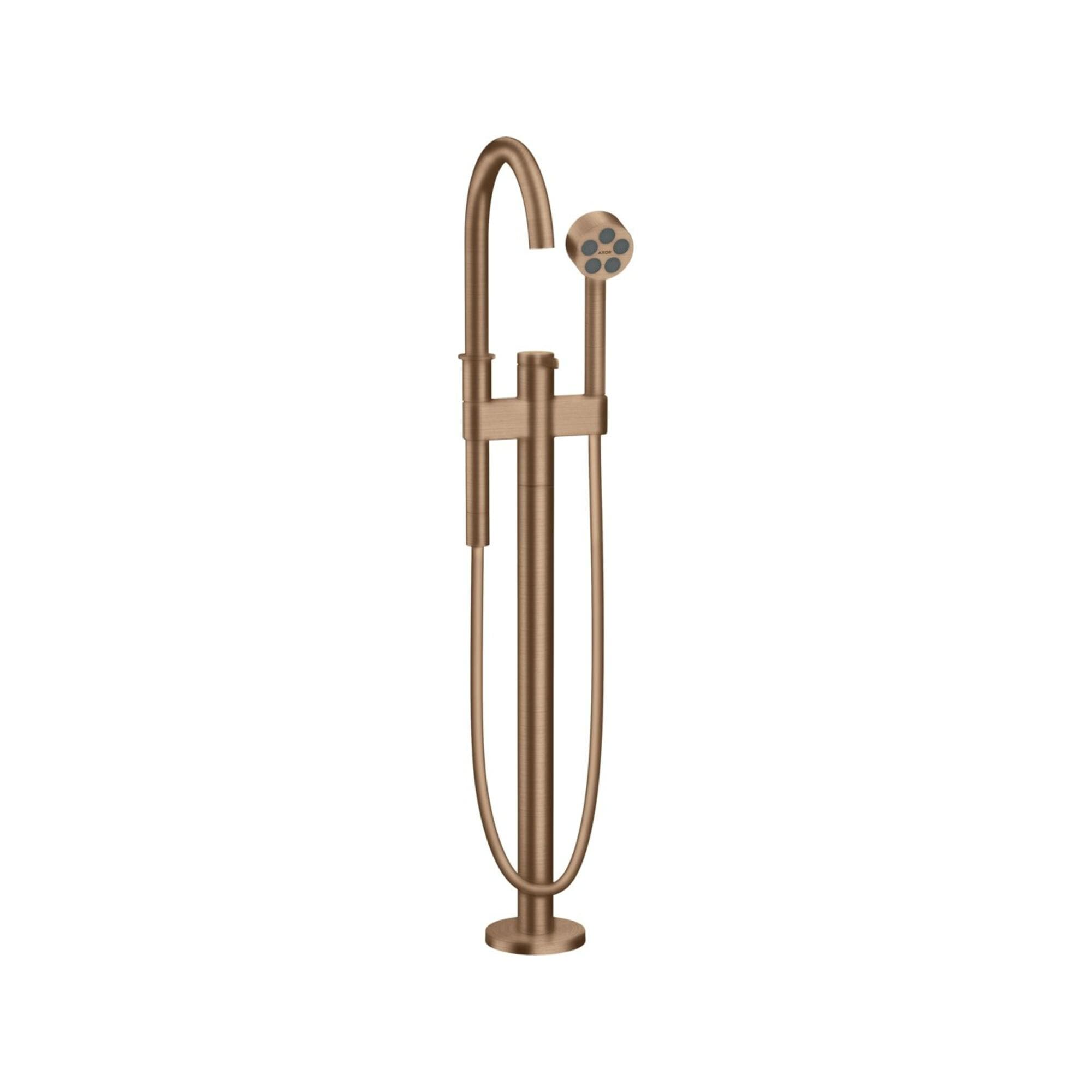 Hansgrohe Axor One Wannenarmatur 48440310 Bodenstehend Brushed Red Gold