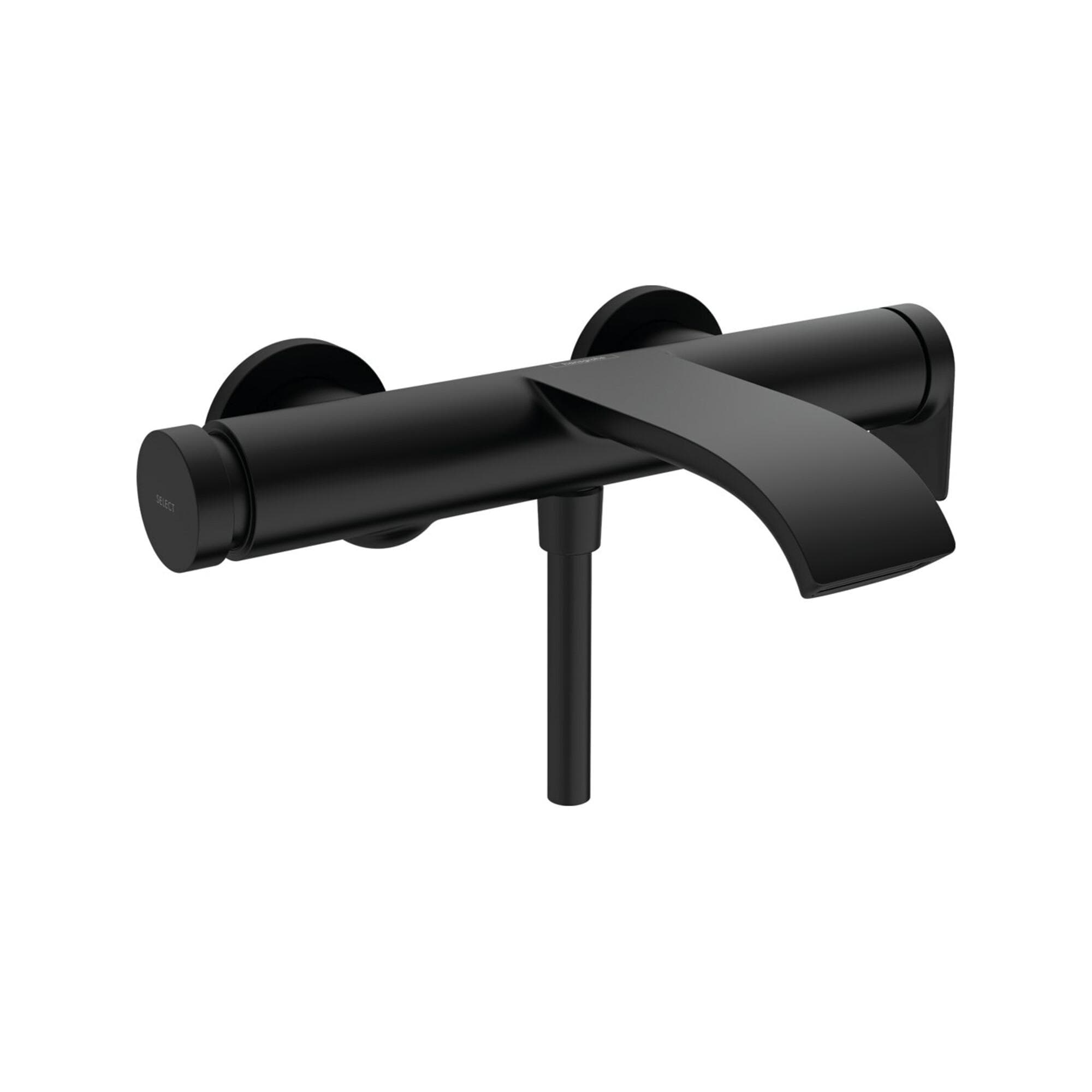hansgrohe Vivenis Wannenarmatur Schwarz Matt mit Select-Knopf