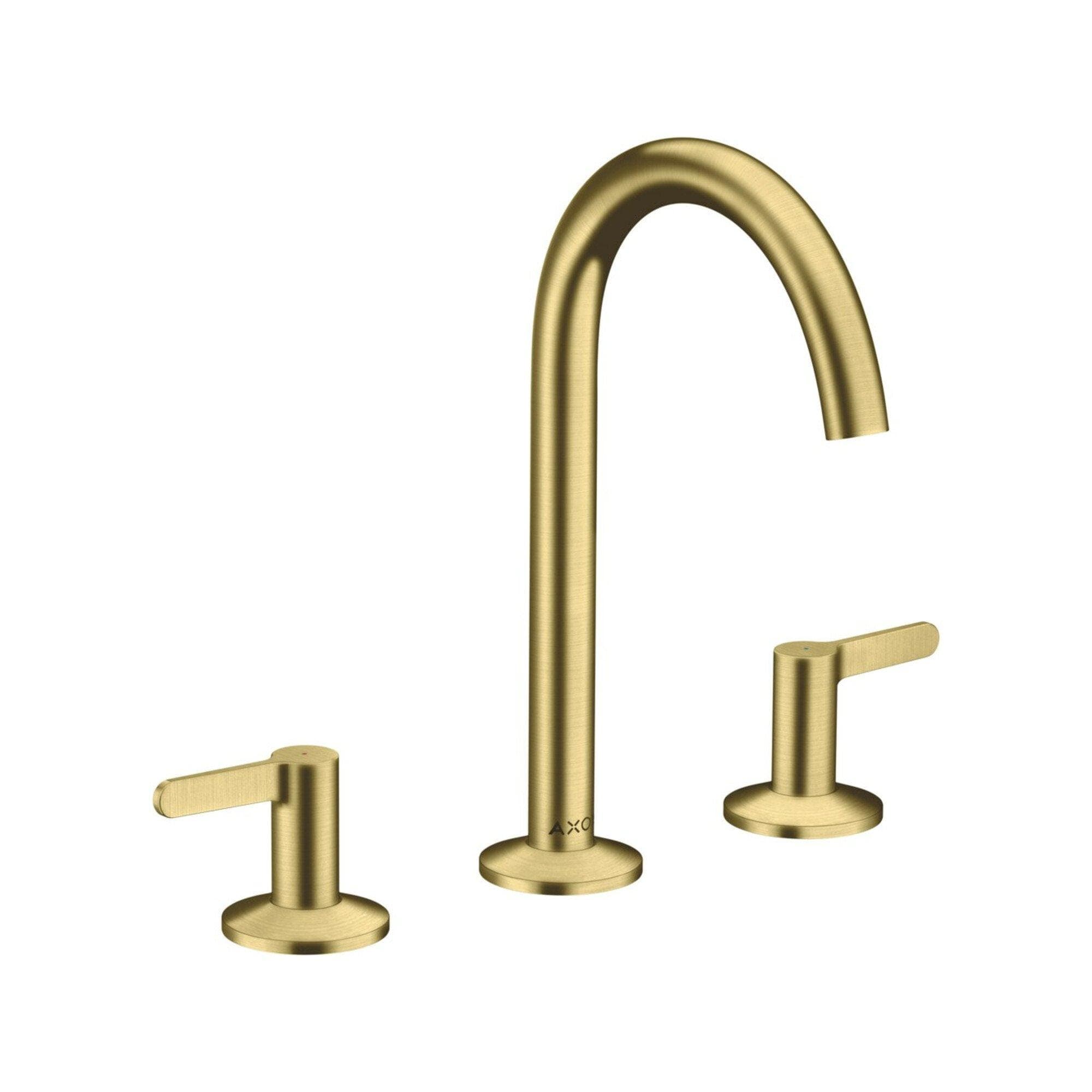 Hansgrohe Axor One 3-Loch-Waschtisch-Armatur 48050950 Ausladung 140mm Push-Open-Ablaufgarnitur