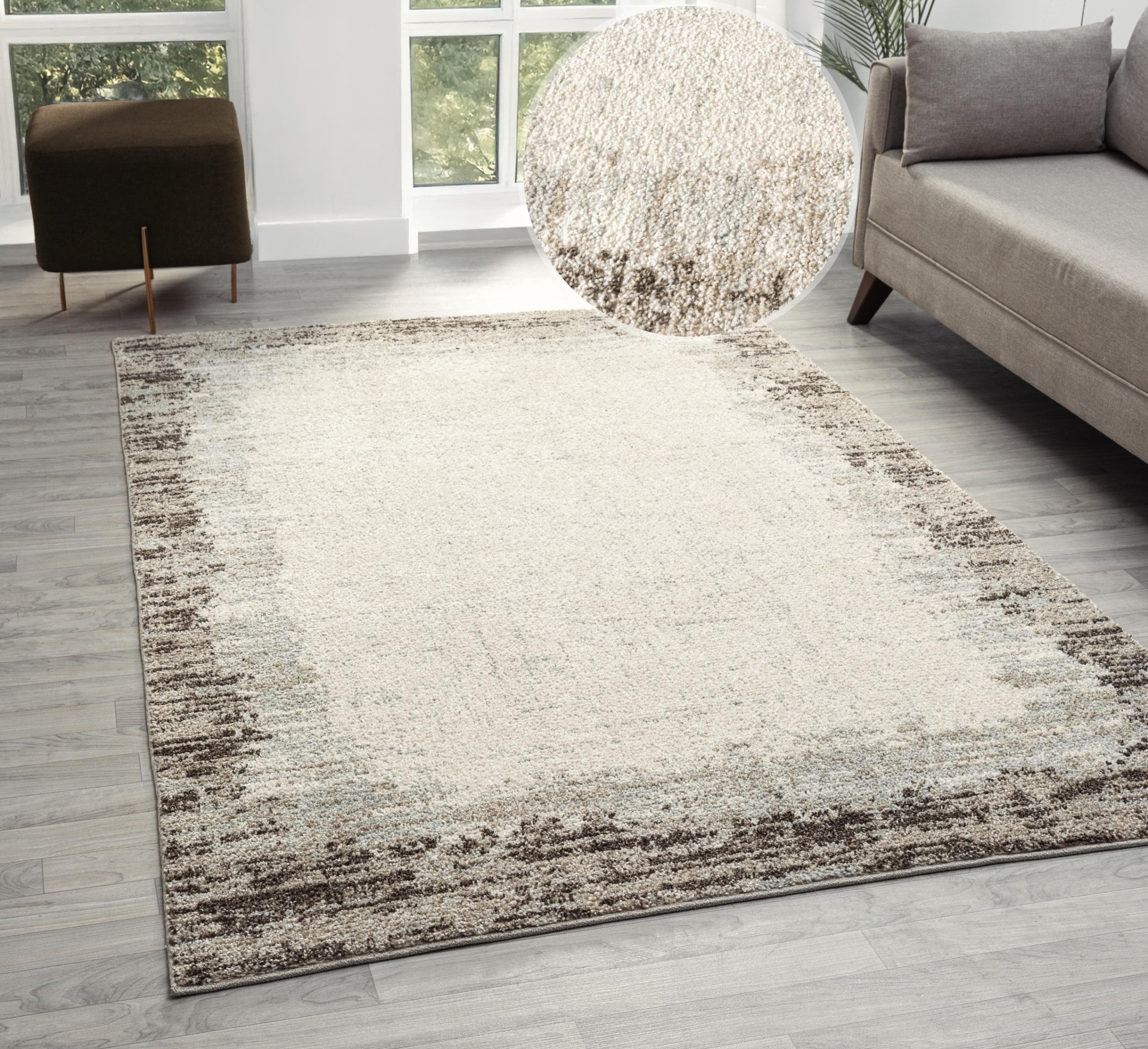 OTTO HOME Teppich Leksa Beige Vintage-Look 120x180 cm