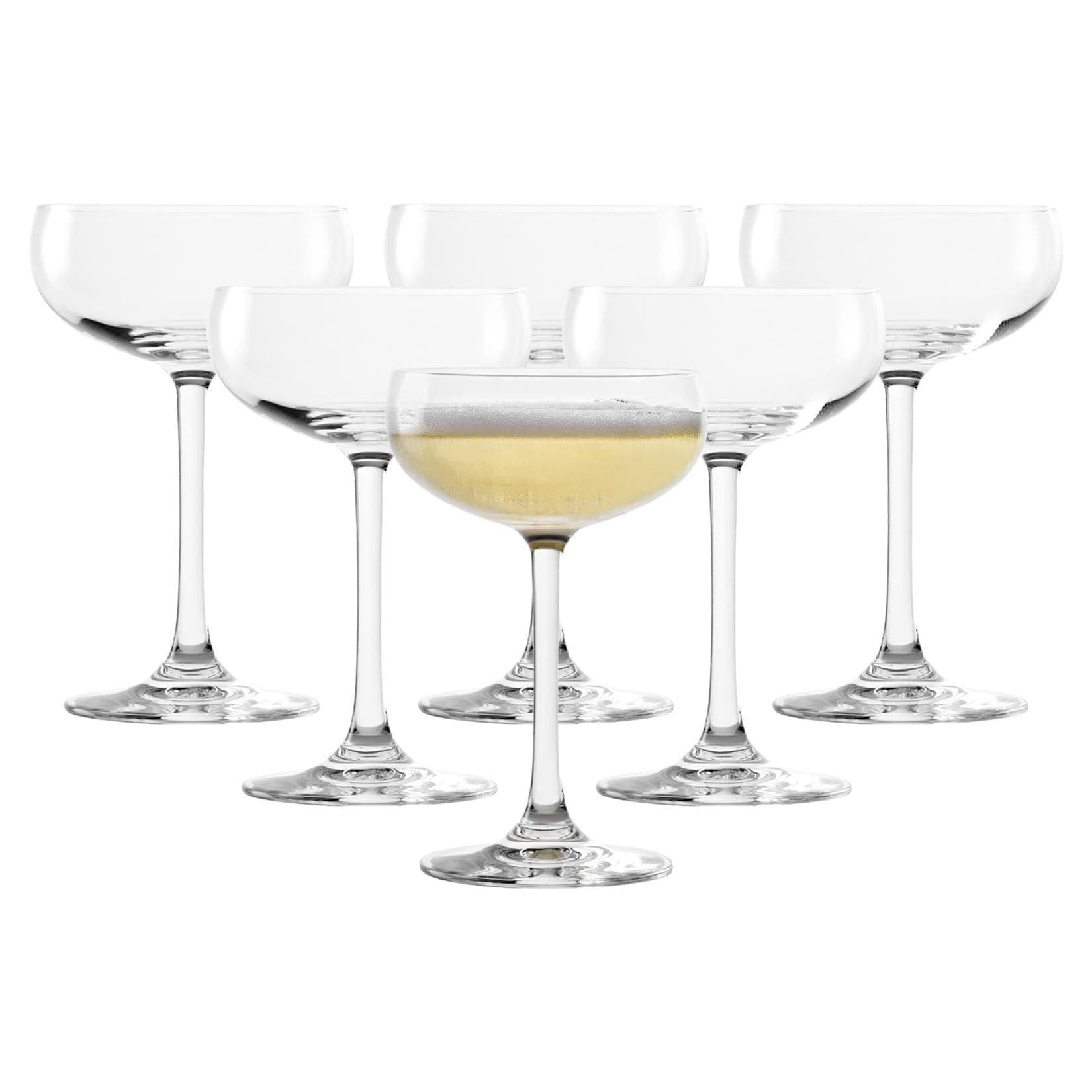 Stölzle Lausitz Sektschalen Jive 230 ml 6er Set Kristallglas