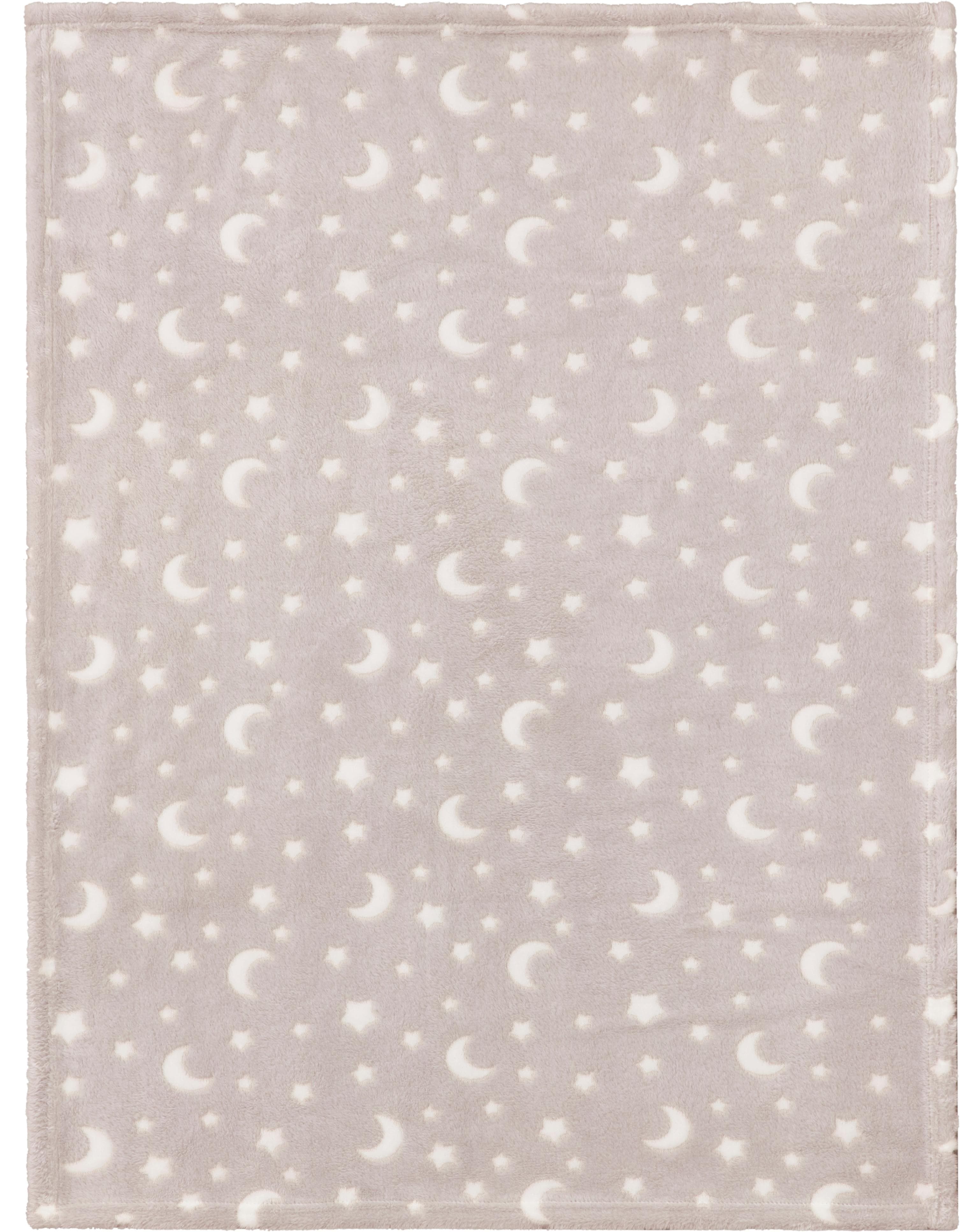 Babydecke BIEDERLACK Set Kuschetier mit Decke Braun Polyester 75 x 100