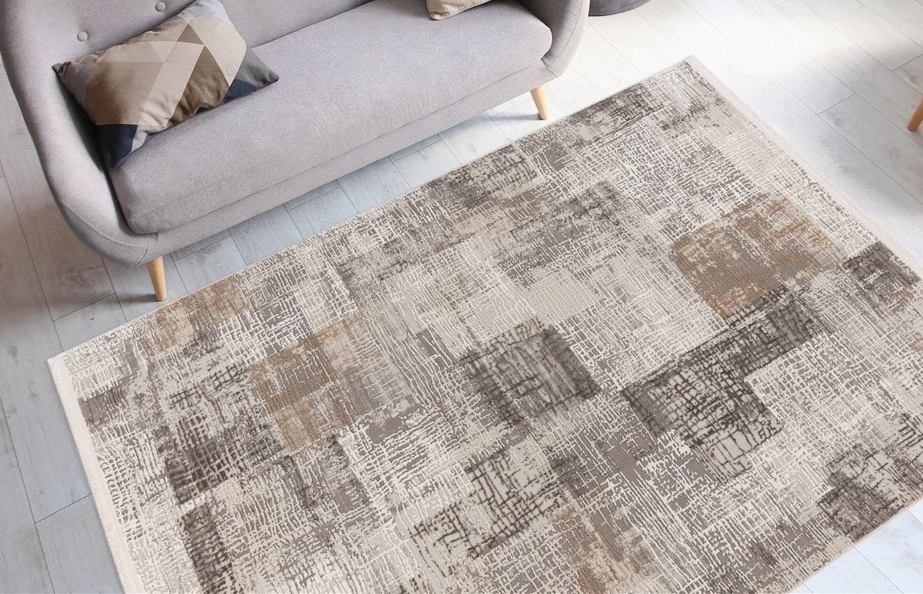 Vintage Design Teppich in bunten Farben