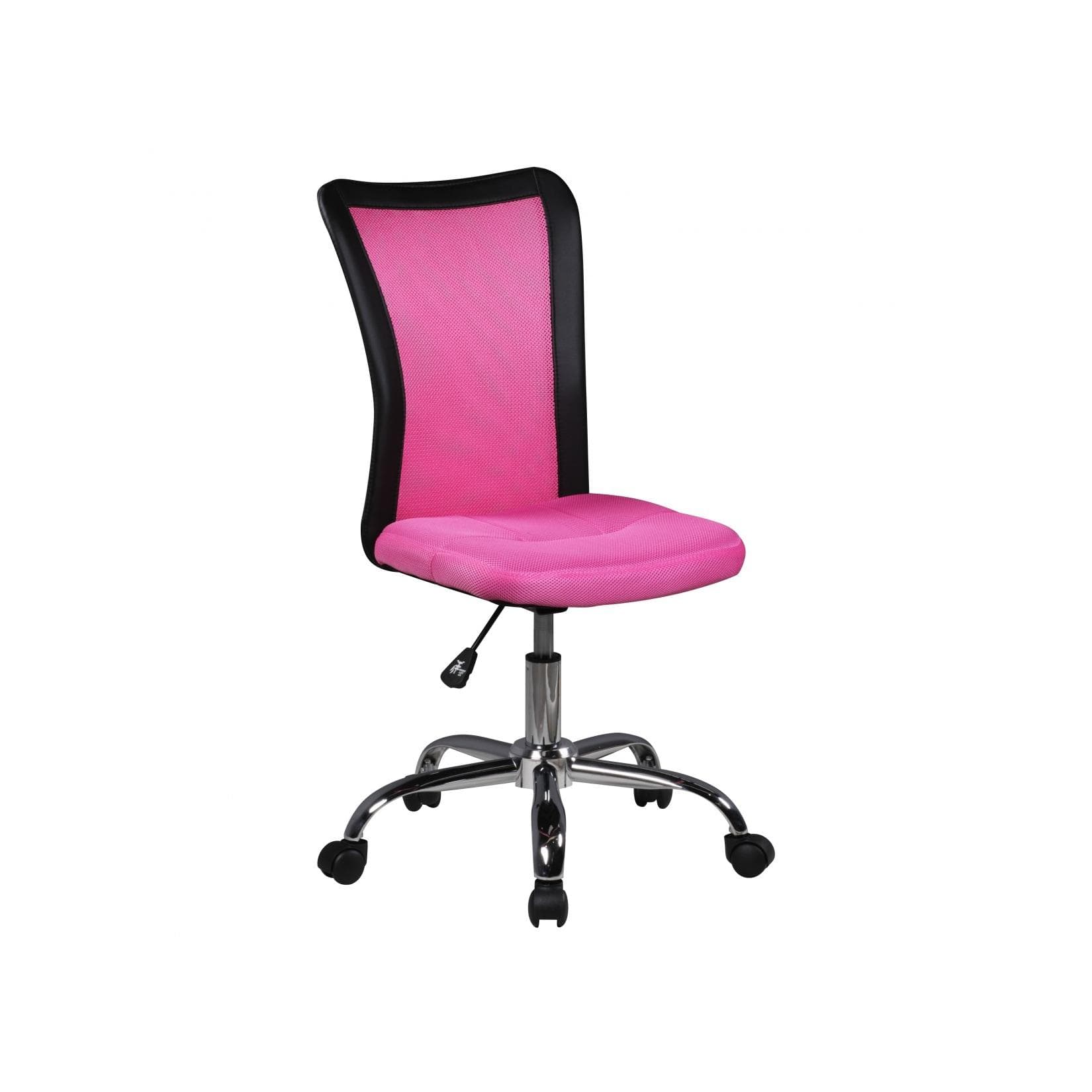 KADIMA DESIGN Kinderdrehstuhl Ergonomisch Höhenverstellbar Pink/Blau Schwarz