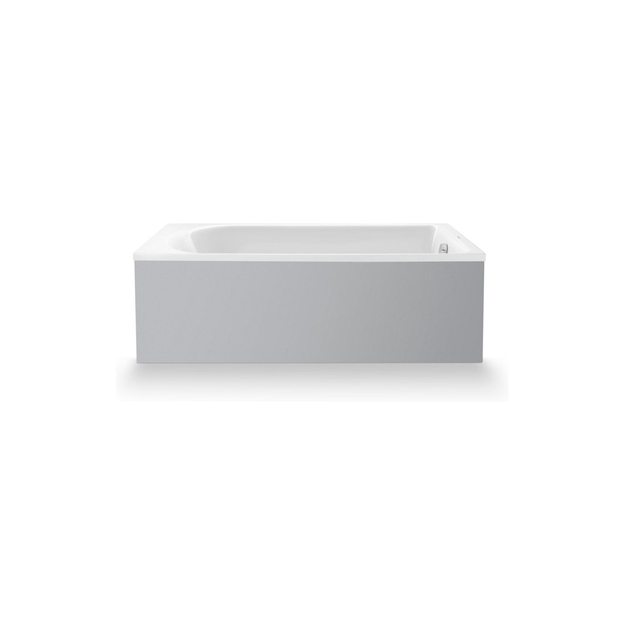Duravit D-Neo Rechteck-Badewanne 160 x 70 cm Einbauversion Rückenschräge Weiß