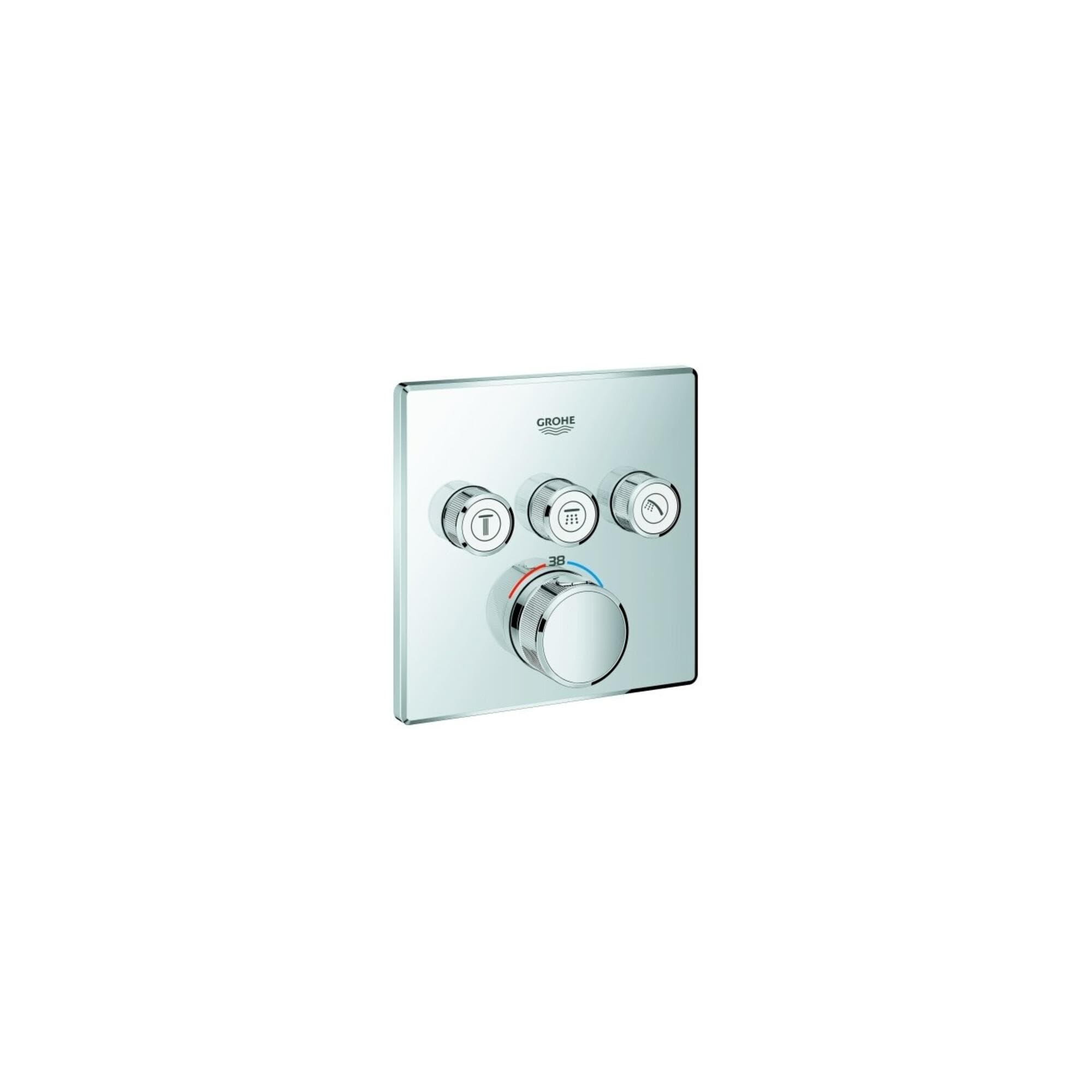 Grohe Unterputzarmatur Grohtherm SmartControl Thermostat Chrom