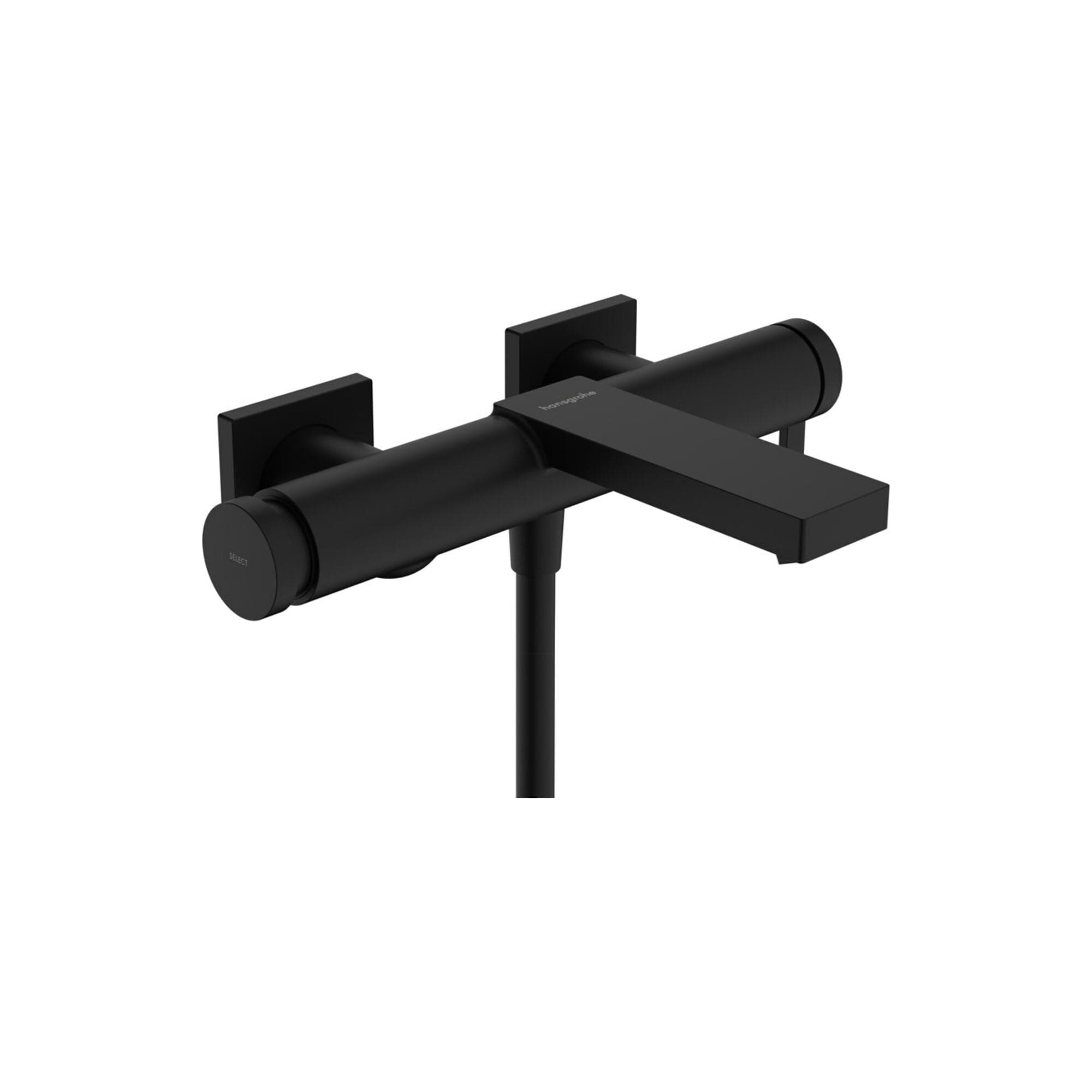 hansgrohe Tecturis E Wannenarmatur 73420670 Ausladung 213mm Mattschwarz