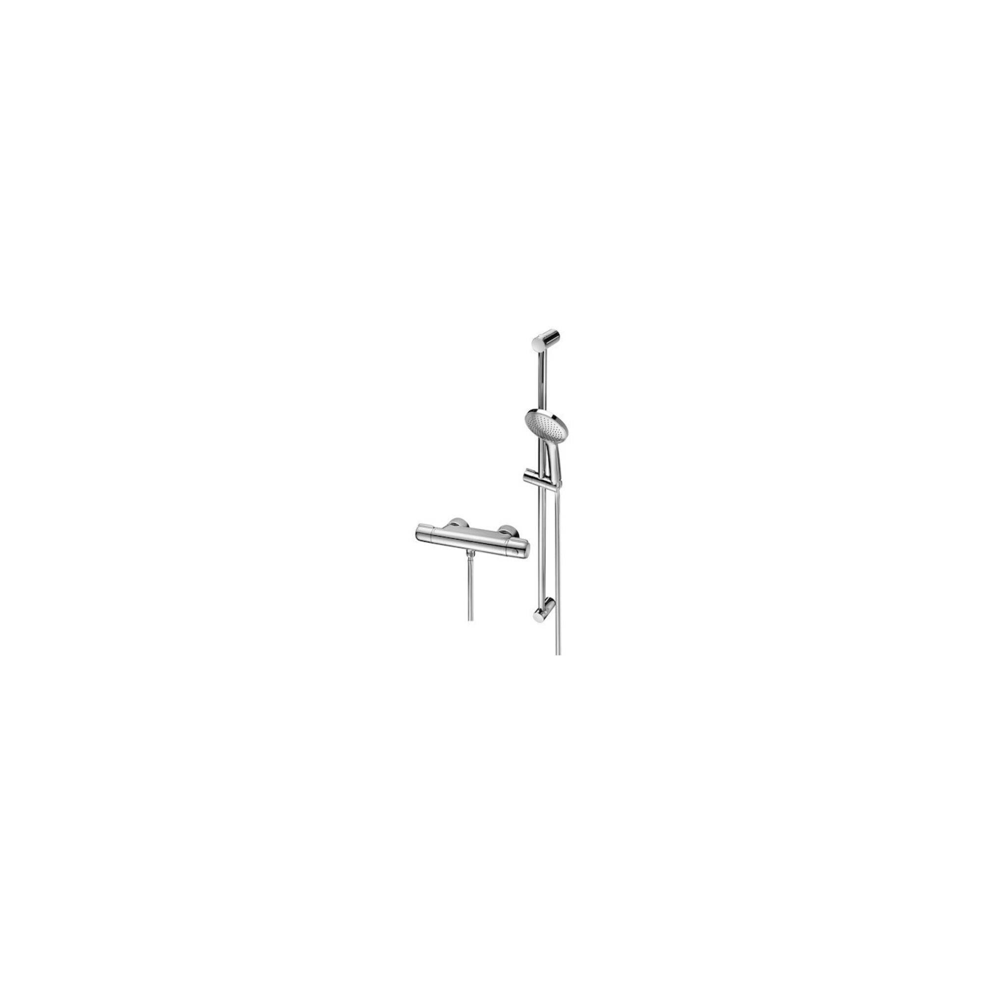 Schell Modus MD-T Duscharmatur 021860699 mit Brausegarnitur ThermoProtect Thermostat