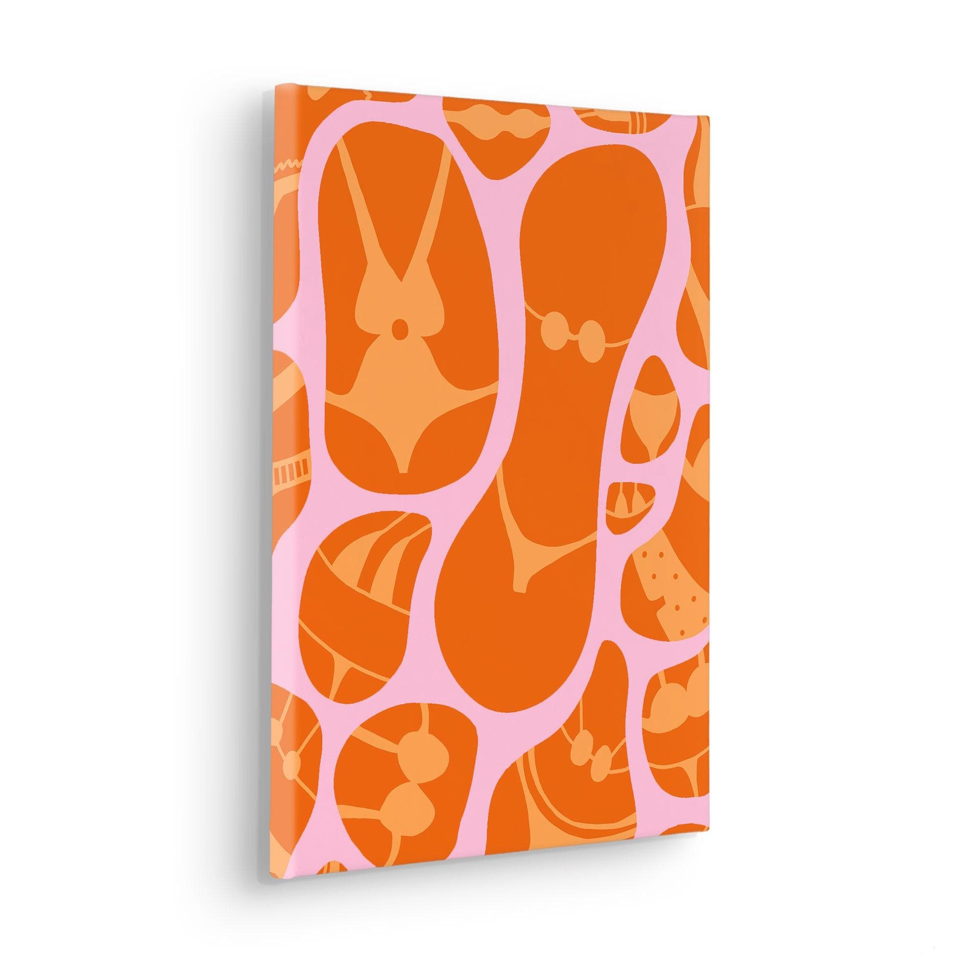 Komar Leinwandbild Bikinis 30x40 cm Orange Gelb Rosa