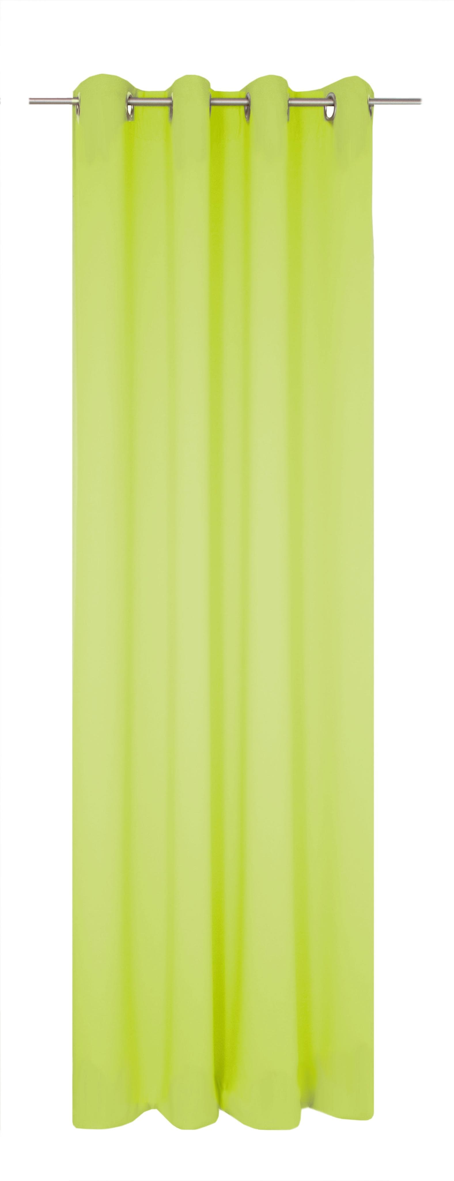 WIRTH Vorhang "Dim out" Grün Limone Polyester Verdunklend