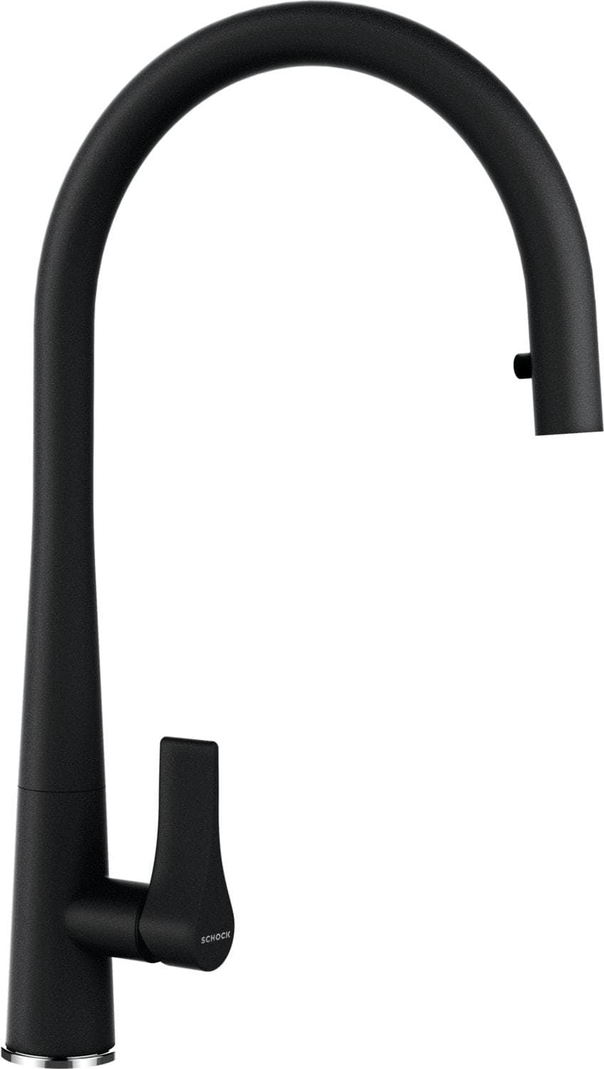 Küchenarmatur SCHOCK Gota Schwarz Messing Ausziehbar 360°