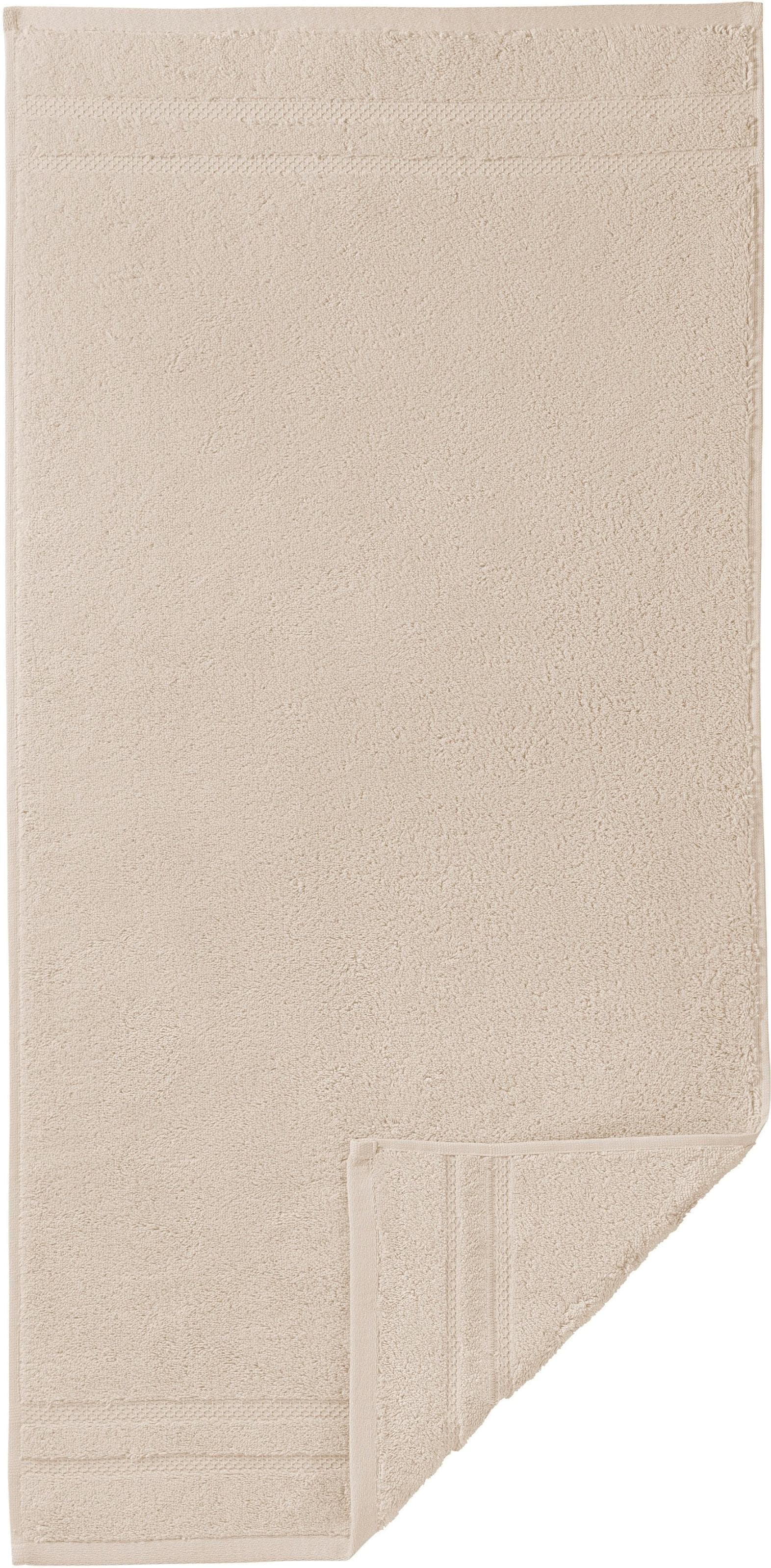 Egeria Micro Touch Handtücher 2er Set Creme Walkfrottee