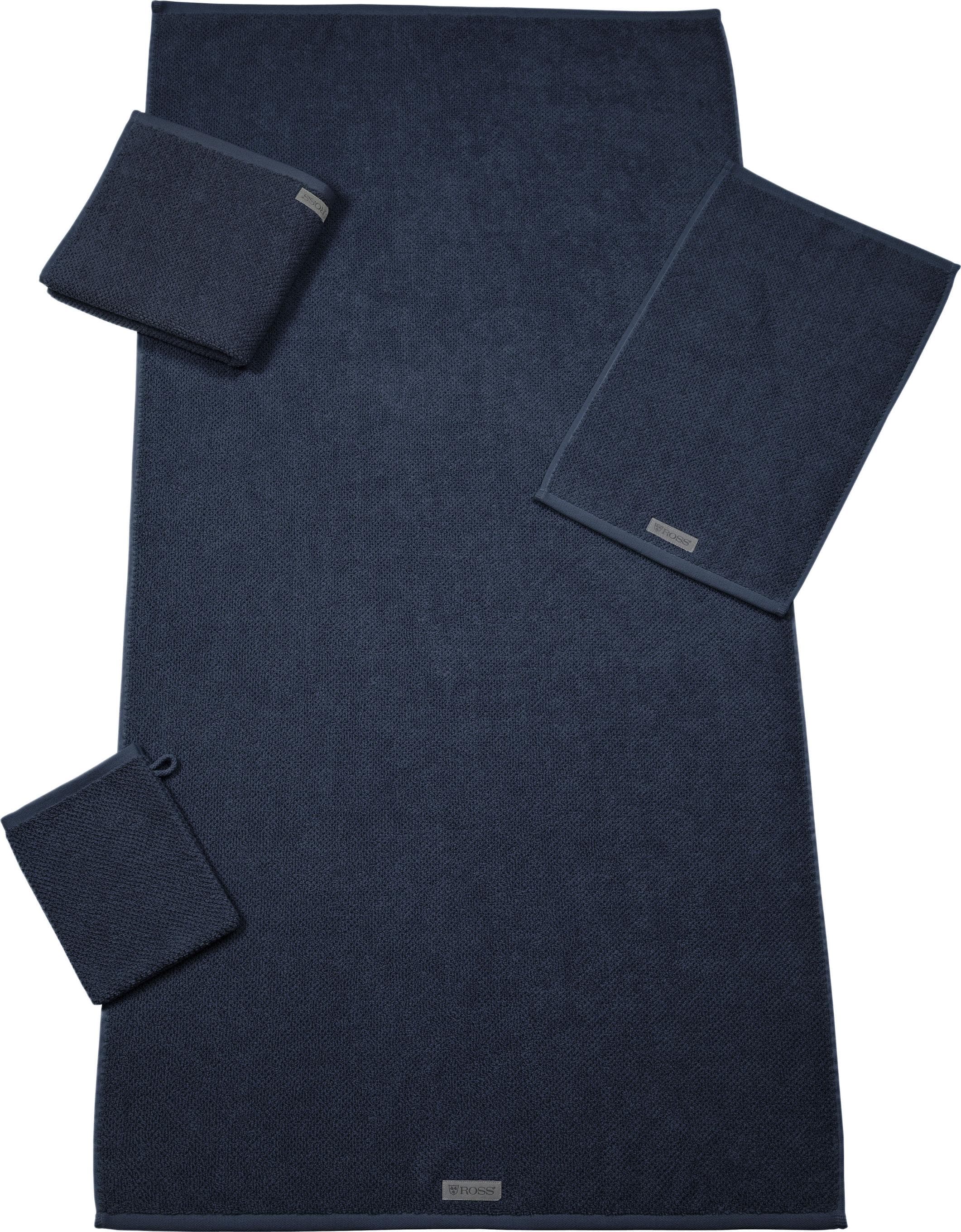 ROSS Saunatuch SELECTION Nachtblau Frottier 100% Baumwolle