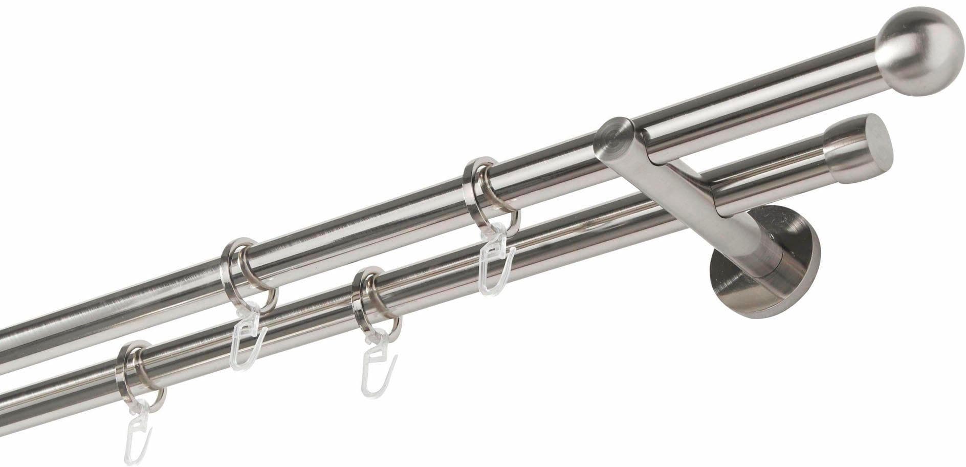 Gardinenstange GARESA Formentor Silber Metall