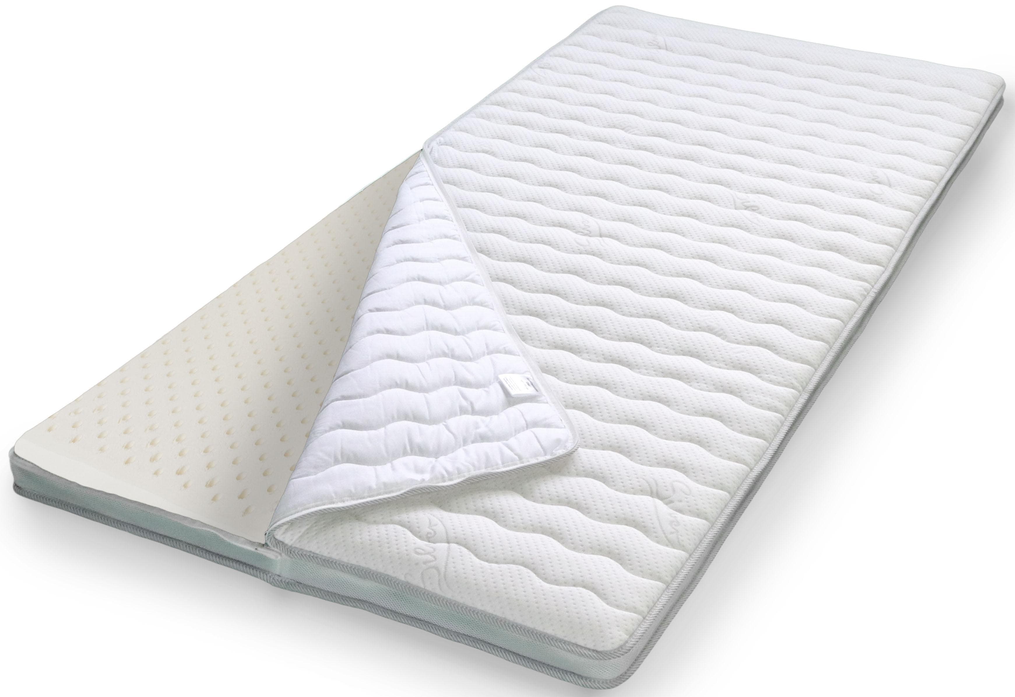 Stendebach Softtop Silver+ Latex Topper Weiß Antibakteriell