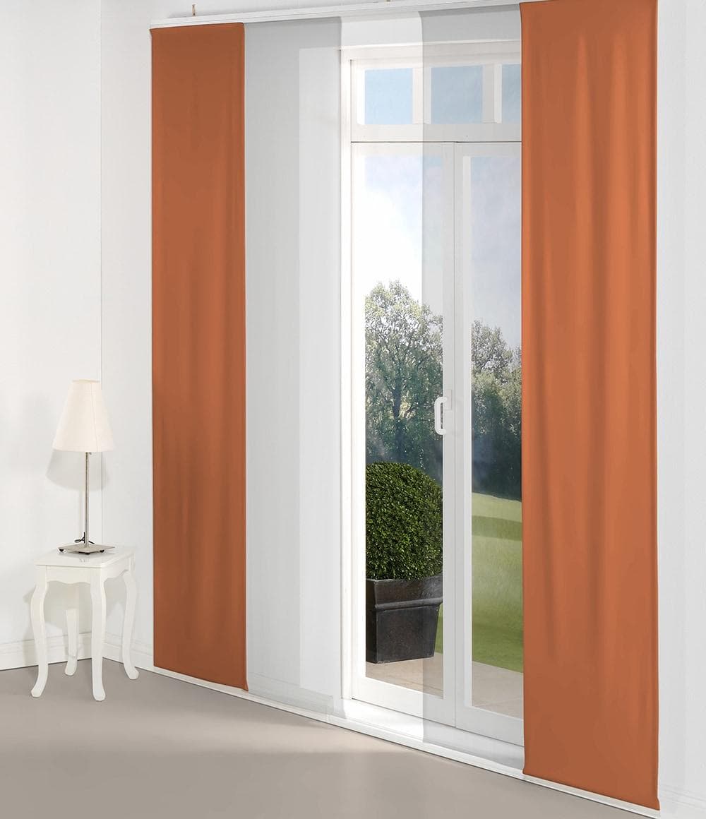WIRTH Schiebegardine Dim out Terra 60x145cm Polyester