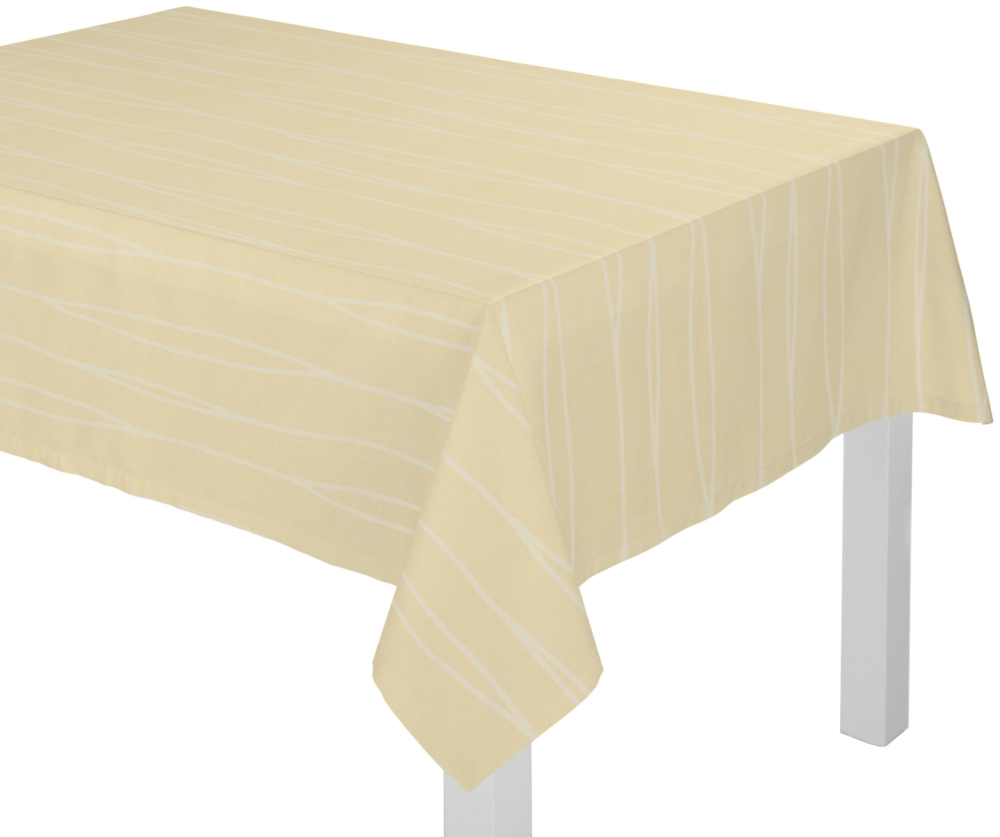 Tischdecke WIRTH LANGWASSER Gr. 3 Beige 130x160 cm Kunstfaser