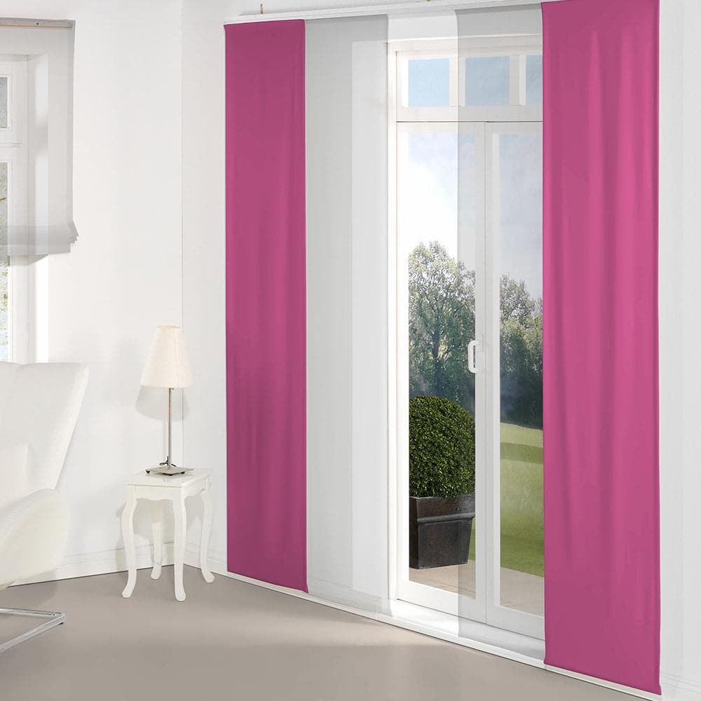 Schiebegardine WIRTH "Dim out" Pink Polyester
