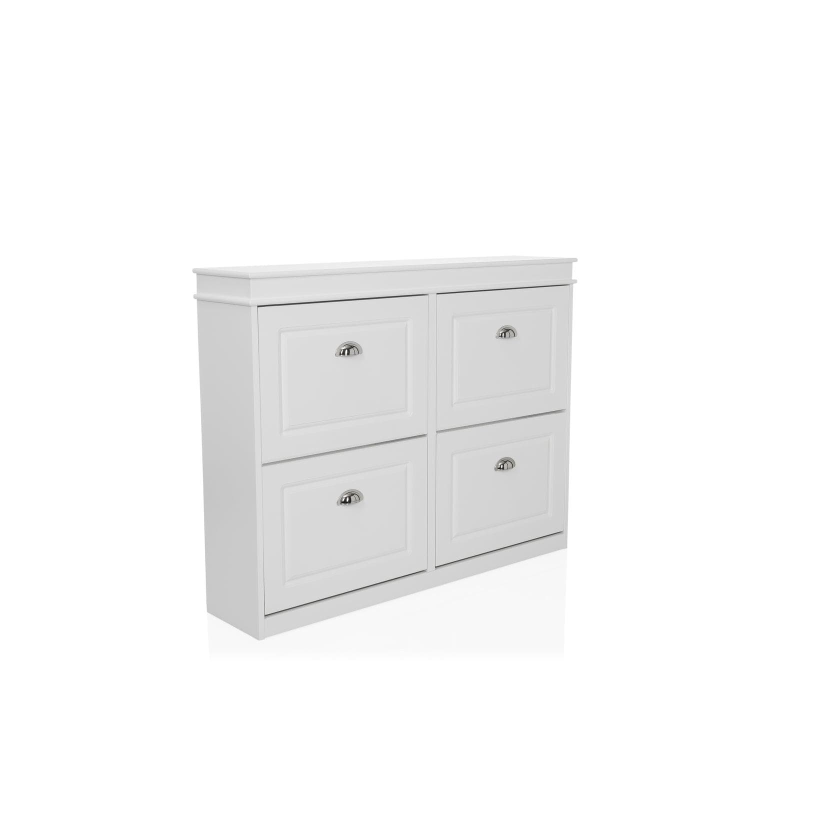 hjh LIVING Schuhschrank ESTHA 4 MDF lackiert Vintage Landhausstil