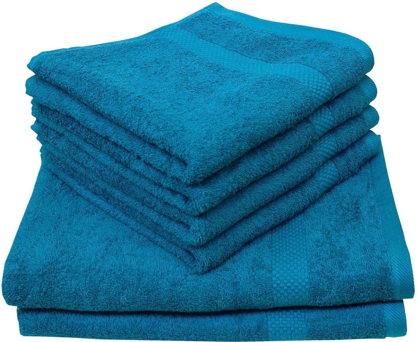 Handtuch Set DYCKHOFF Planet 6-tlg. Blau Frottier 100% Baumwolle