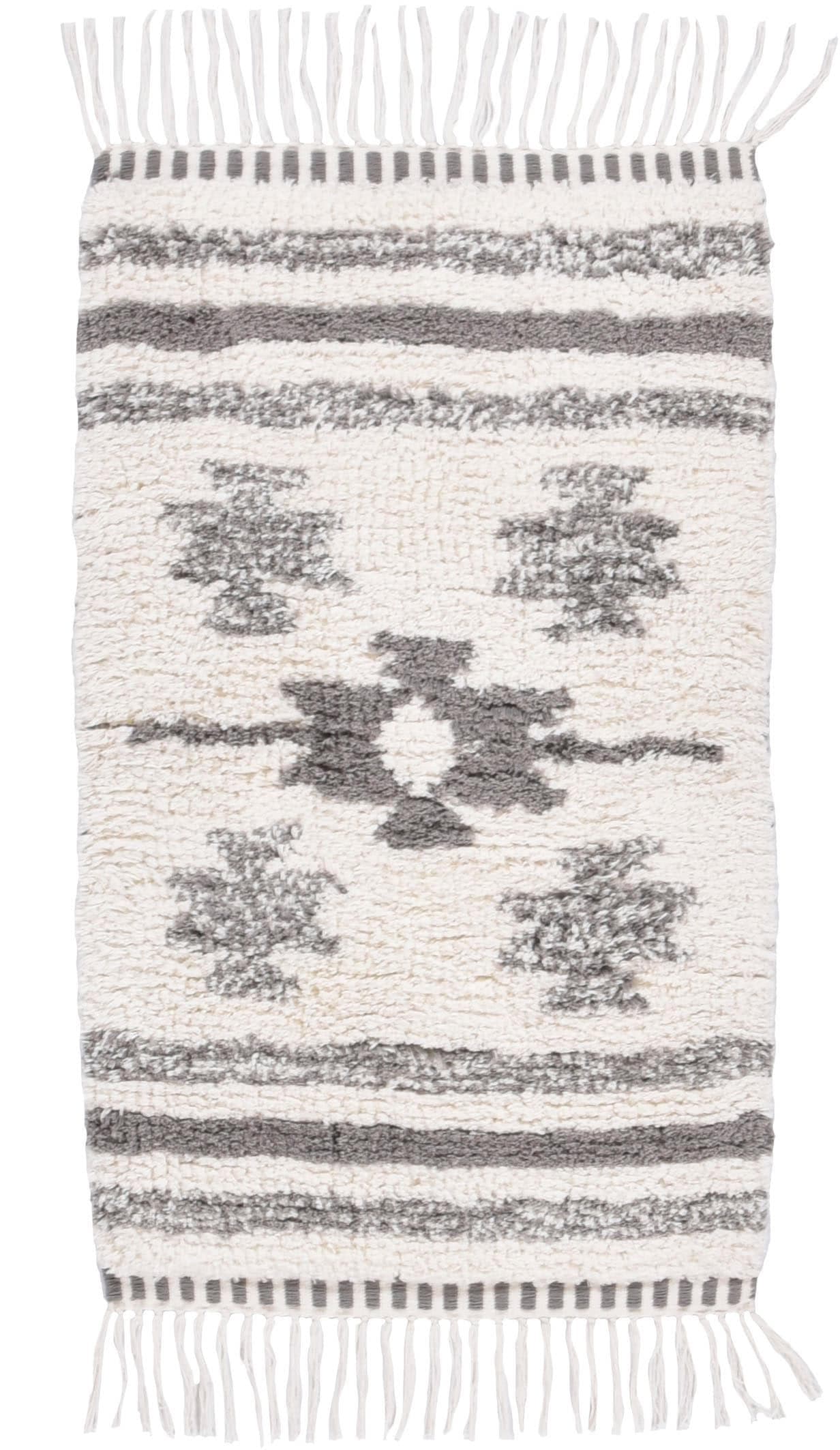 TOM TAILOR HOME Ethno Bath Badteppich Berber Look Baumwolle