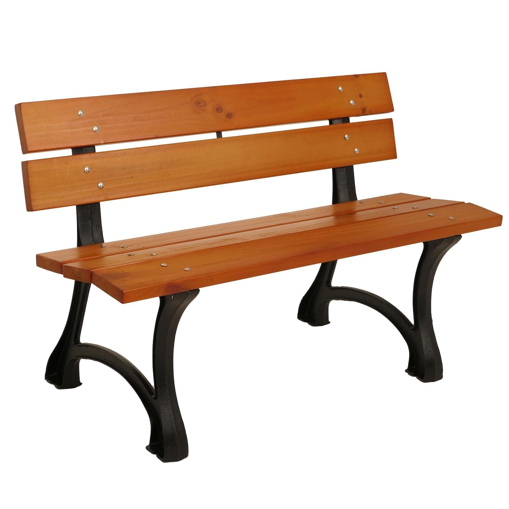MCW Gartenbank 2-Sitzer Gusseisen Kiefer 125cm
