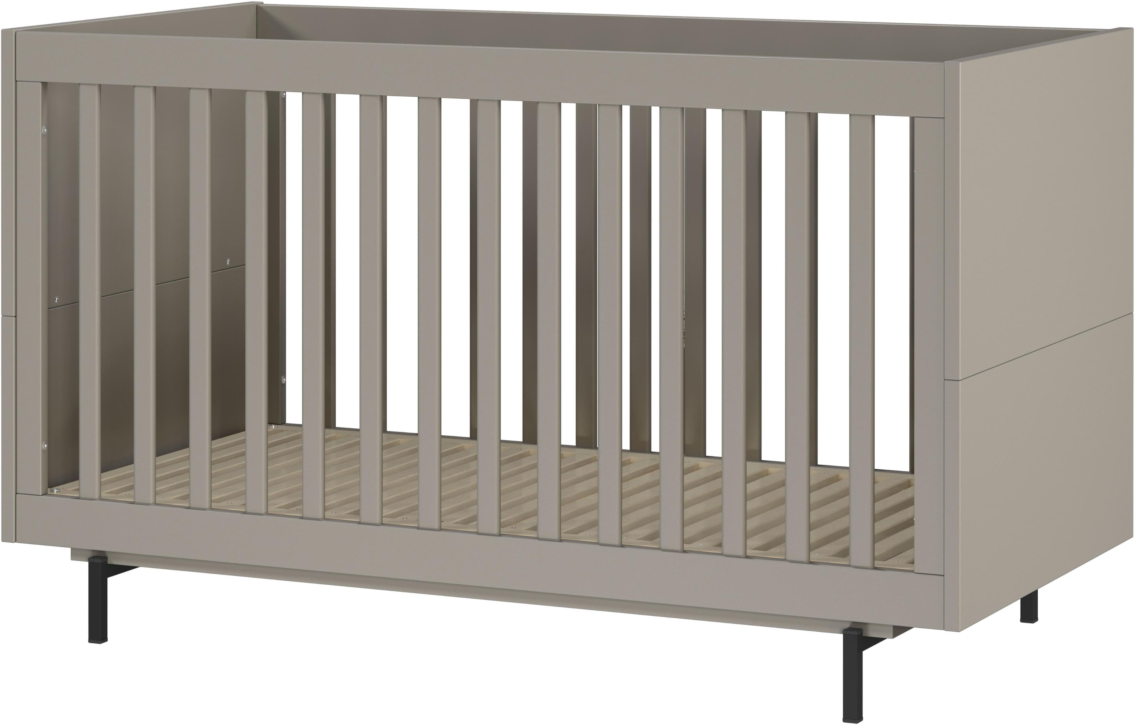 Germania Tomino Babybett Grau Umbaubar zum Juniorbett