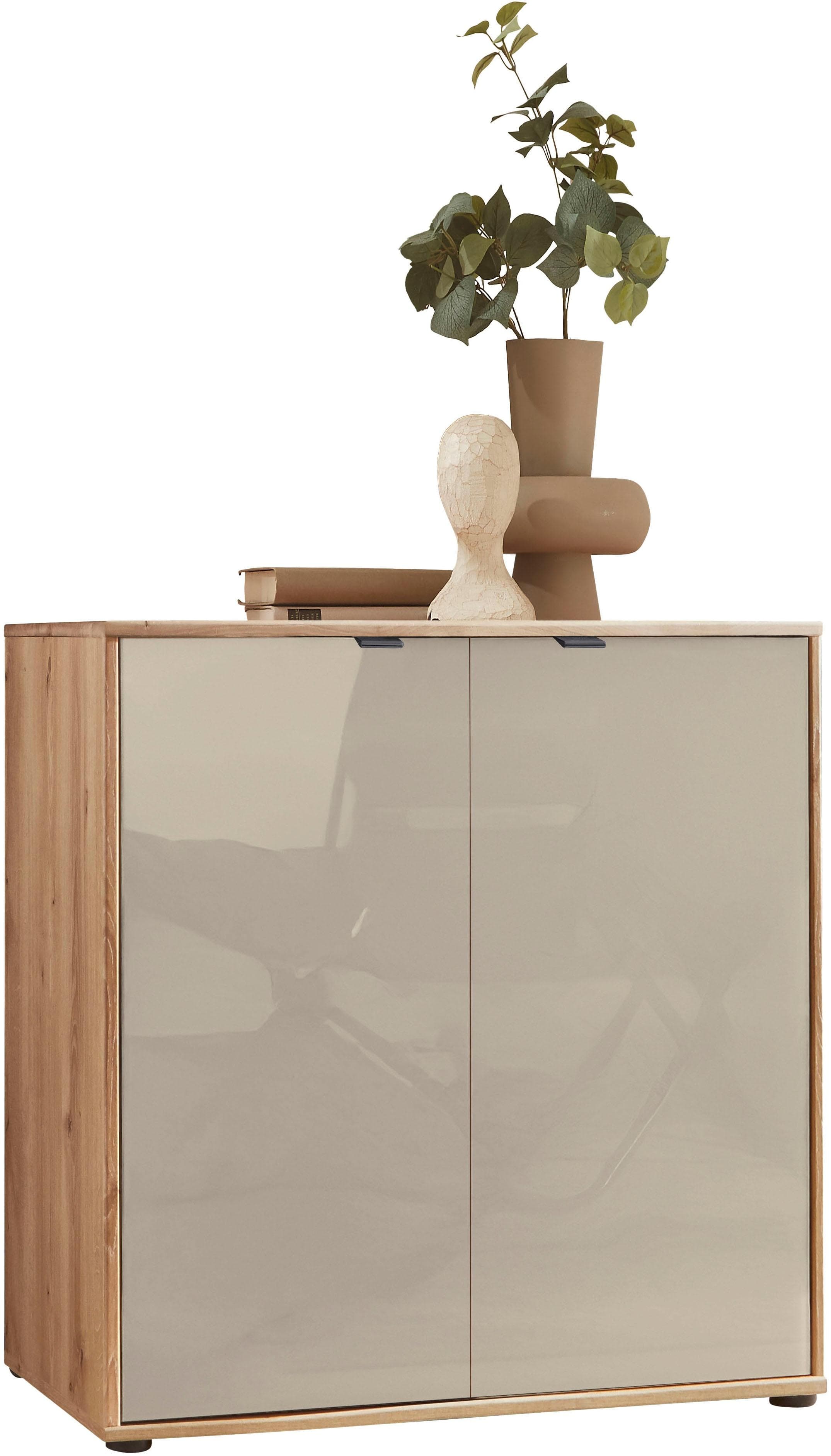 Kommode WIEMANN Cardiff Sideboard Wäscheschrank Bianco-Eiche 80 cm