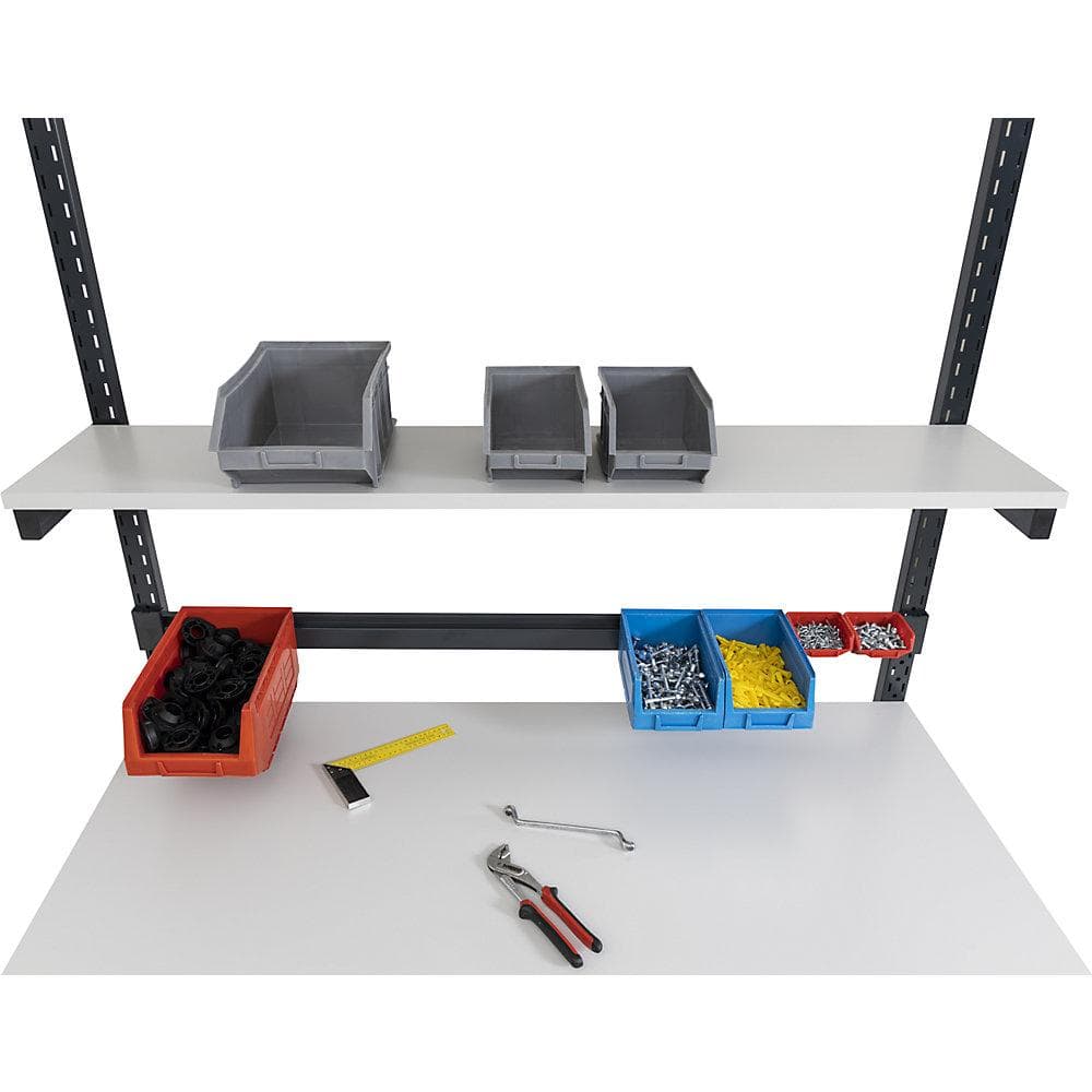 eurokraft basic Etagenbord für Arbeitstisch-System WT 1500 mm