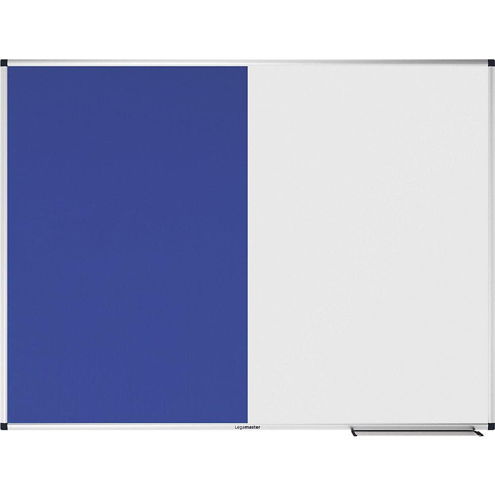 Legamaster UNITE Kombiboard Weiß/Blau Magnetisch Filz