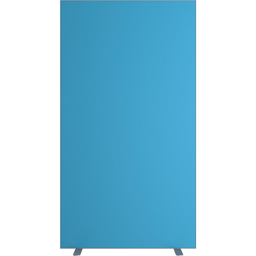 Kaiserkraft EasyScreen Trennwand Blau Aluminiumrahmen