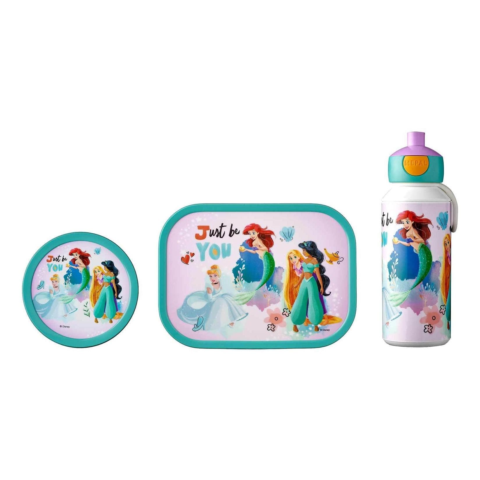 Mepal Lunchset Campus 3er Set - Trinkflasche Brotdose Fruchtbox