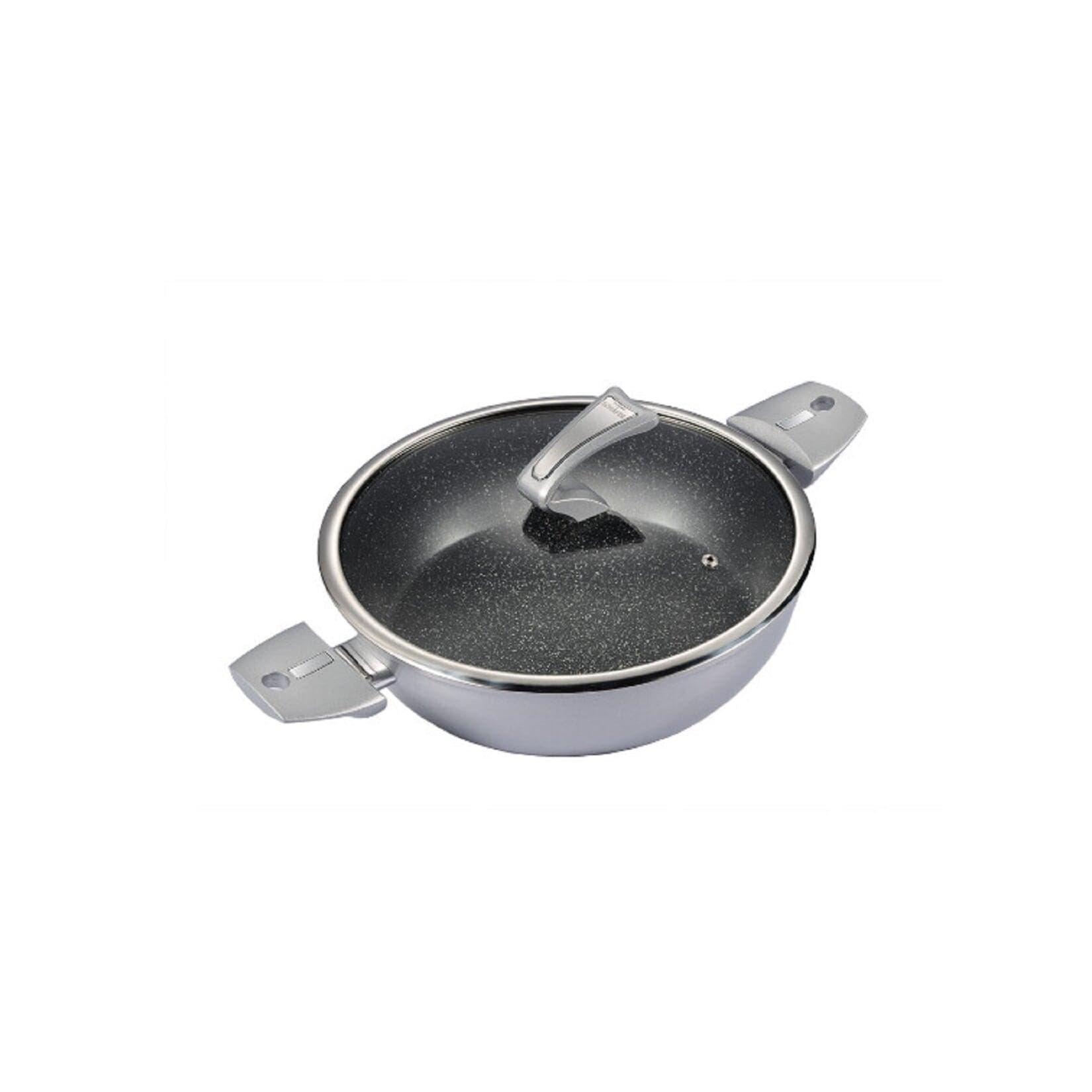 Schäfer Servierpfanne mit Deckel Metallic Silver