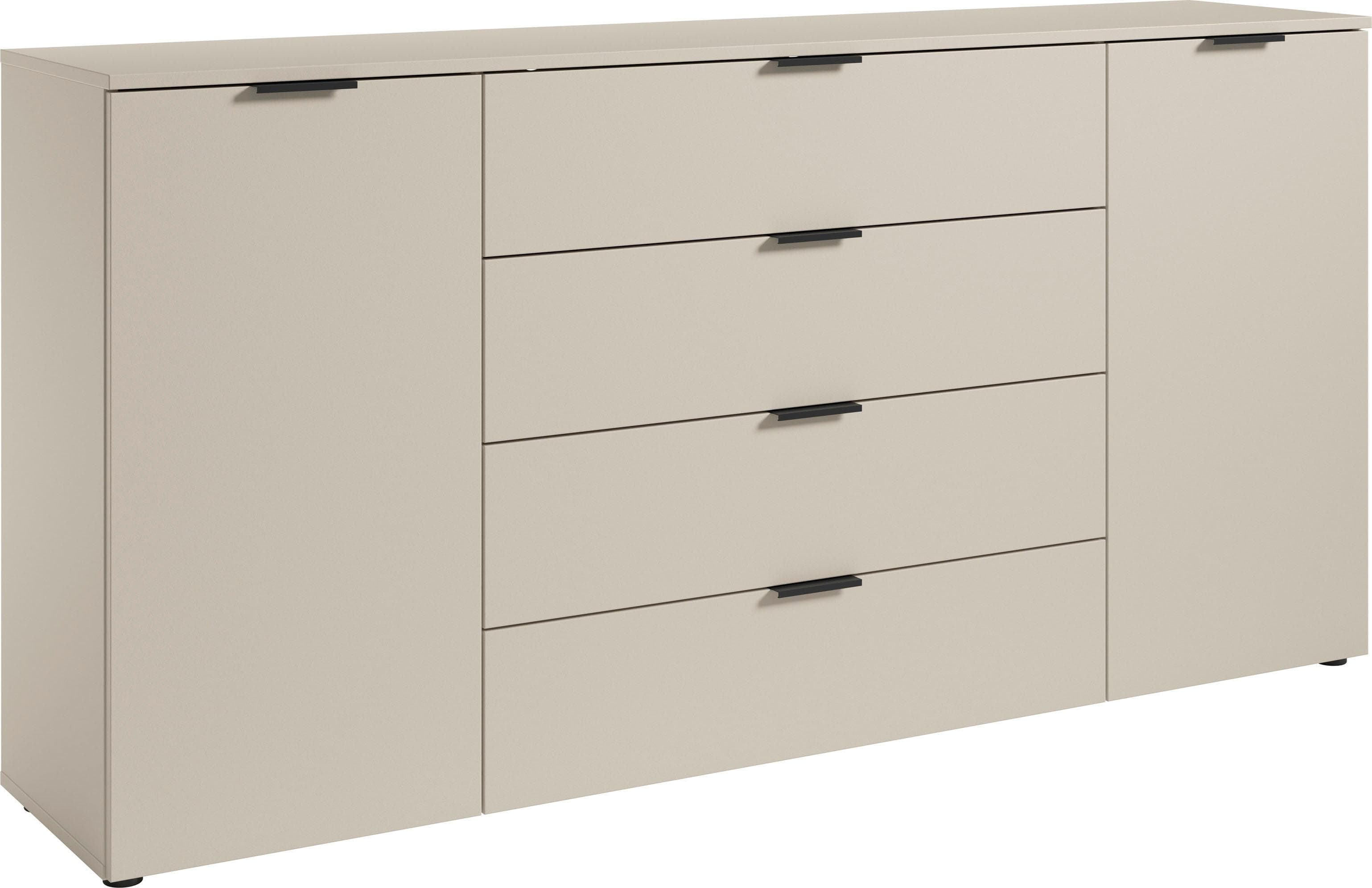 HBZ Linz Sideboard Kaschmir Schwarz 180cm Modern