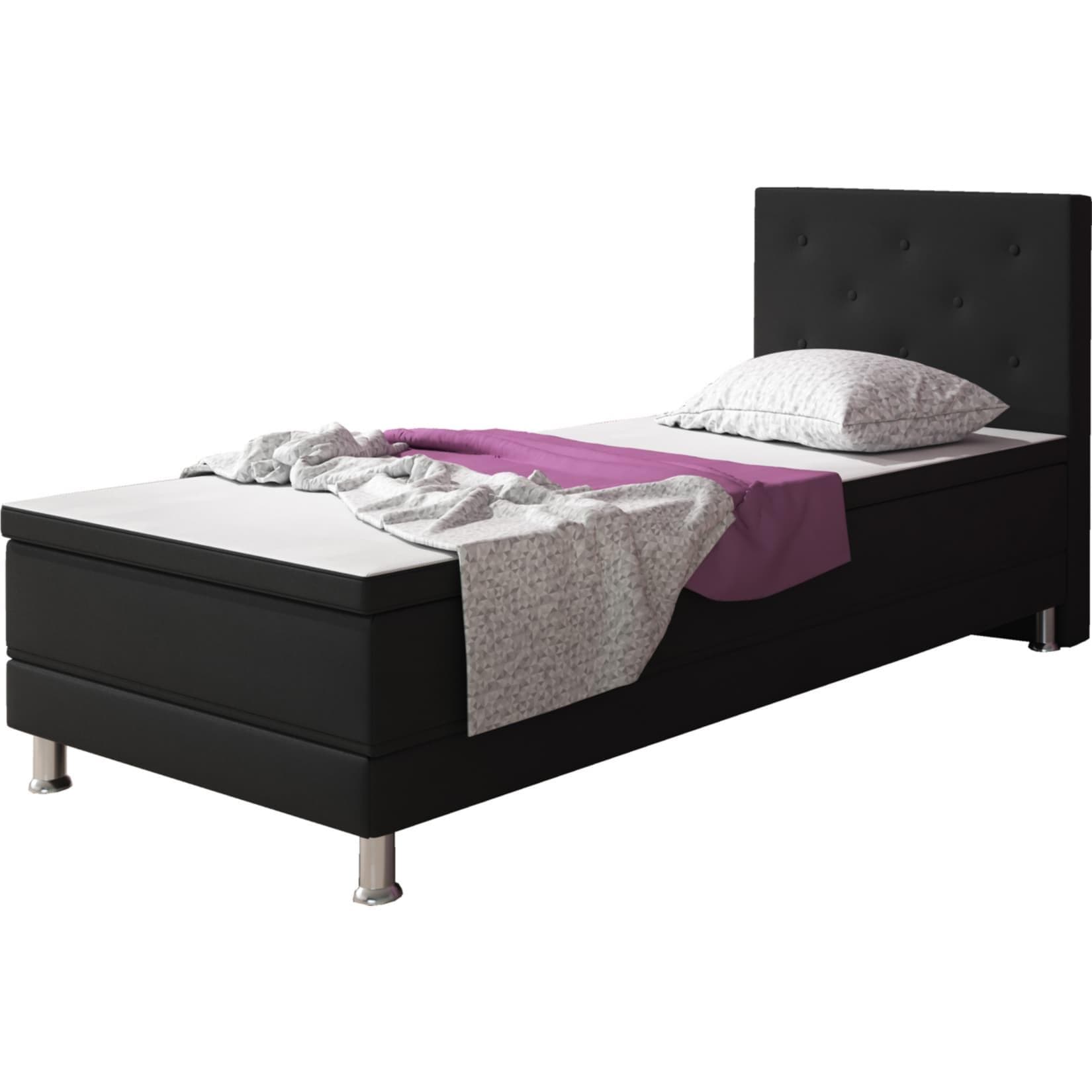 Inter Trading Boxspringbett Esra Schwarz Webstoff